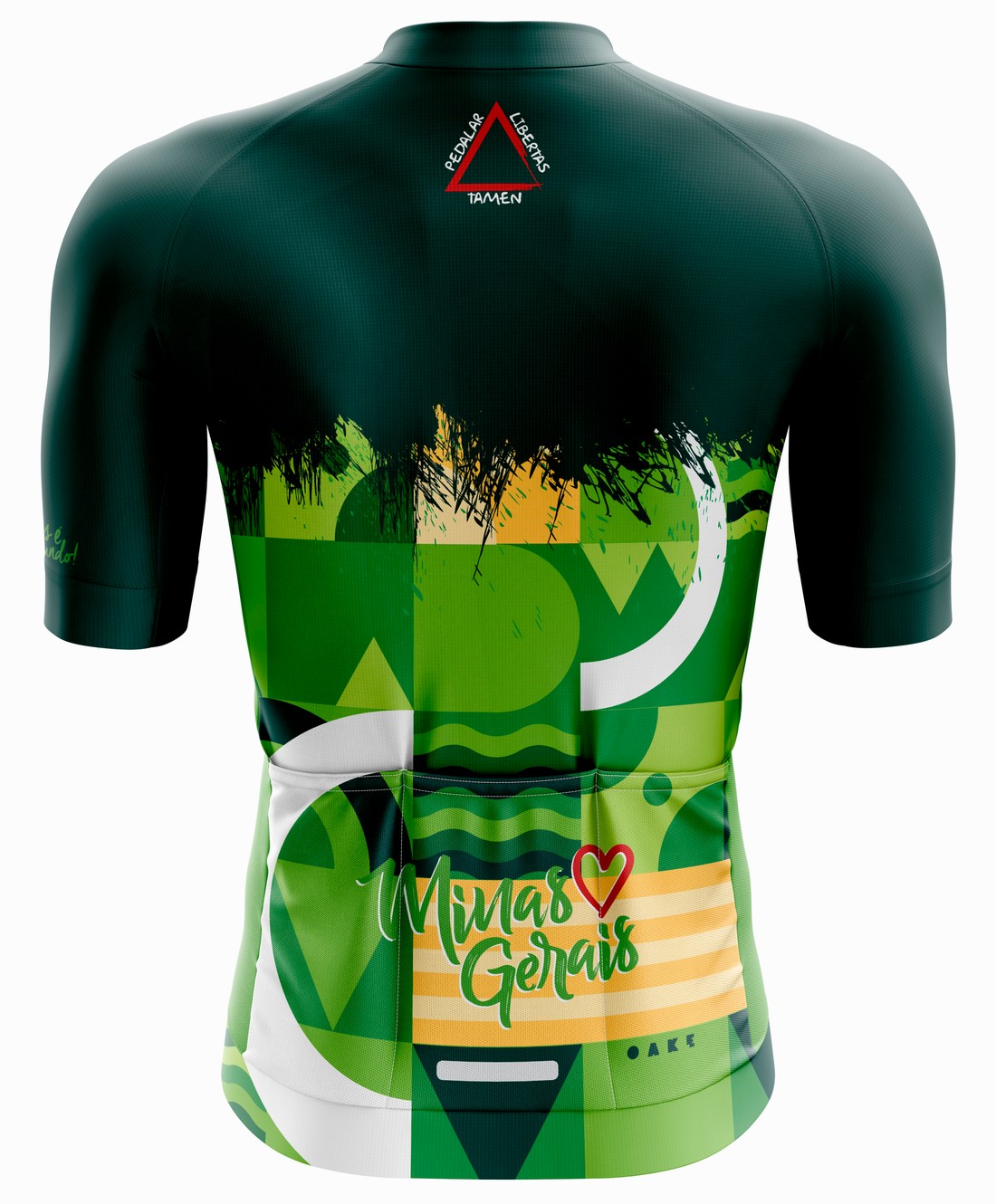 Camisa de Ciclismo Pro - Minas Gerais Verde Camisa de Ciclismo Pro - Minas Gerais Verde