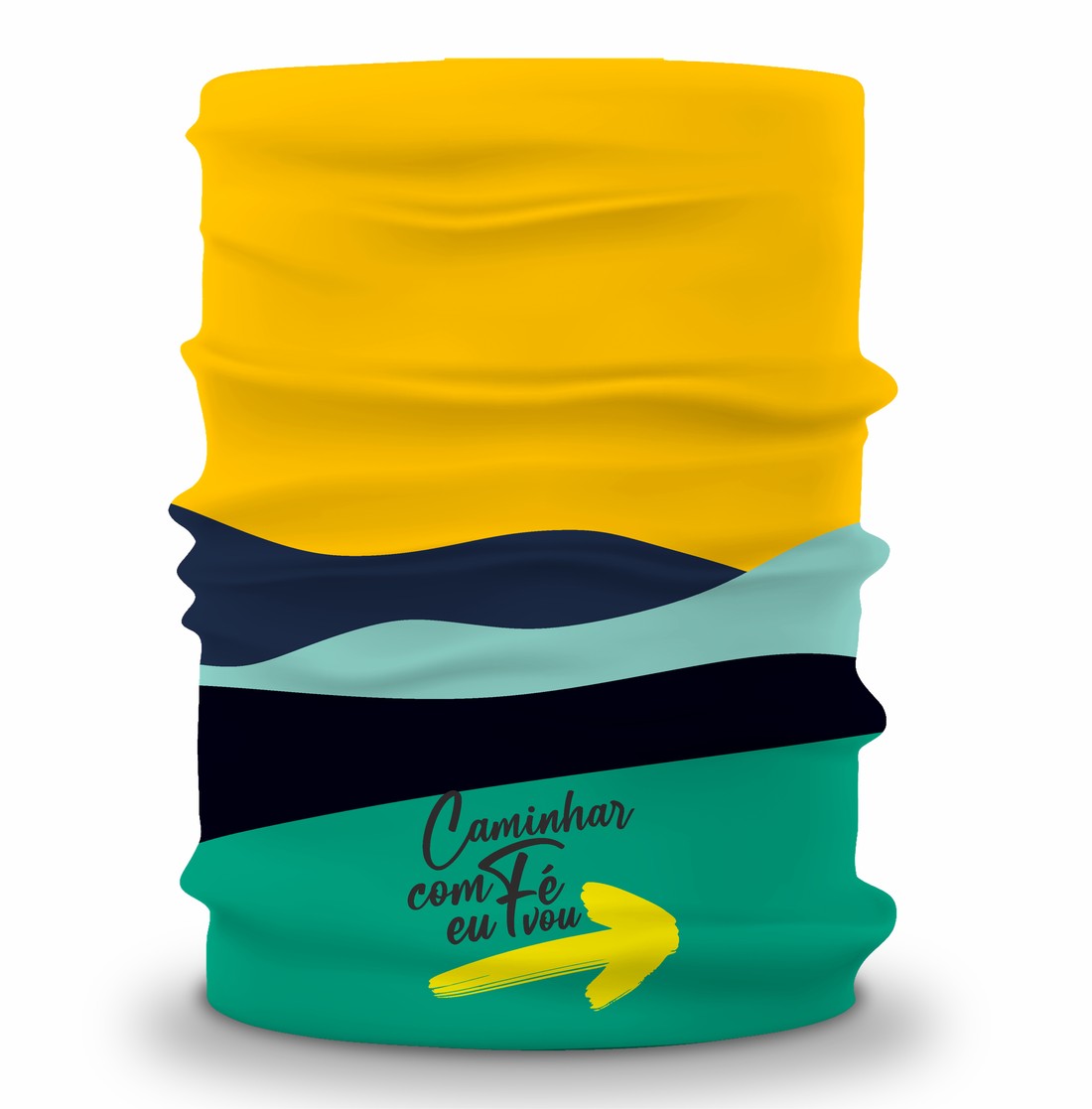 Bandana Tubular Horizontes - Amarela Bandana Tubular Horizontes - Amarela