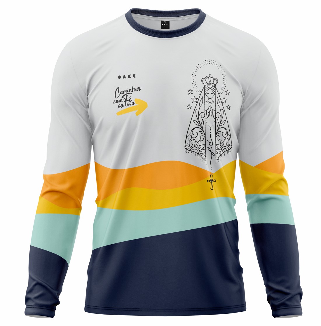 CAMISETA PEREGRINO HORIZONTES CAMINHO DA FÉ - OAK.E Camiseta Peregrino Horizontes - Cinza