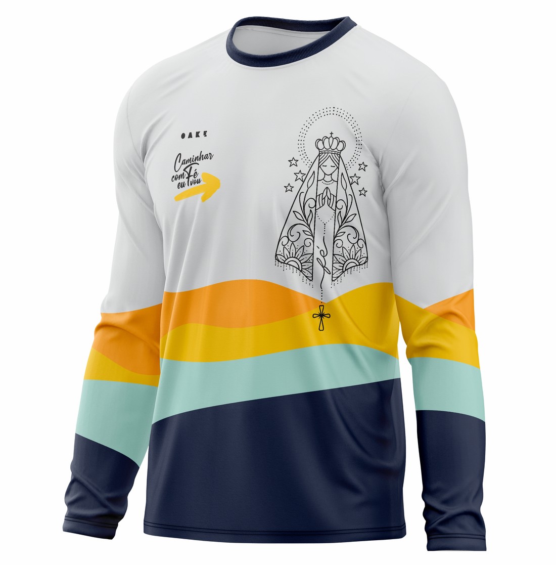 CAMISETA PEREGRINO HORIZONTES CAMINHO DA FÉ - OAK.E Camiseta Peregrino Horizontes - Cinza