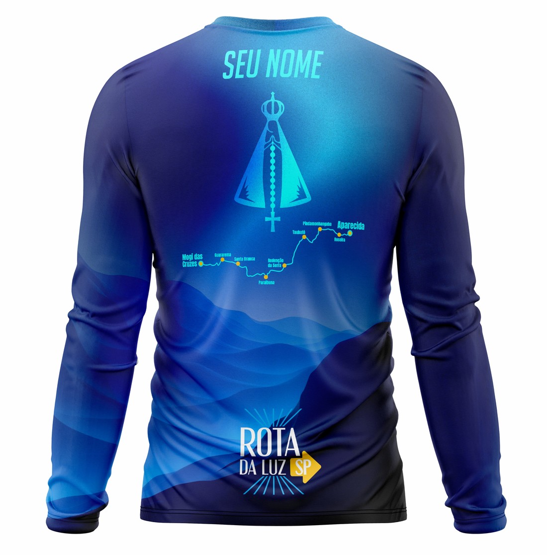 CAMISETA ROTA DA LUZ - OAK.E Camiseta Peregrino Rota da Luz - Alvorada Azul