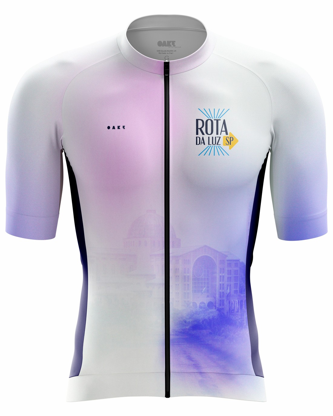 CAMISA DE CICLISMO CAMINHO DA FÉ - OAKE Camisa Ciclismo PRO Rota da Luz - Aurora