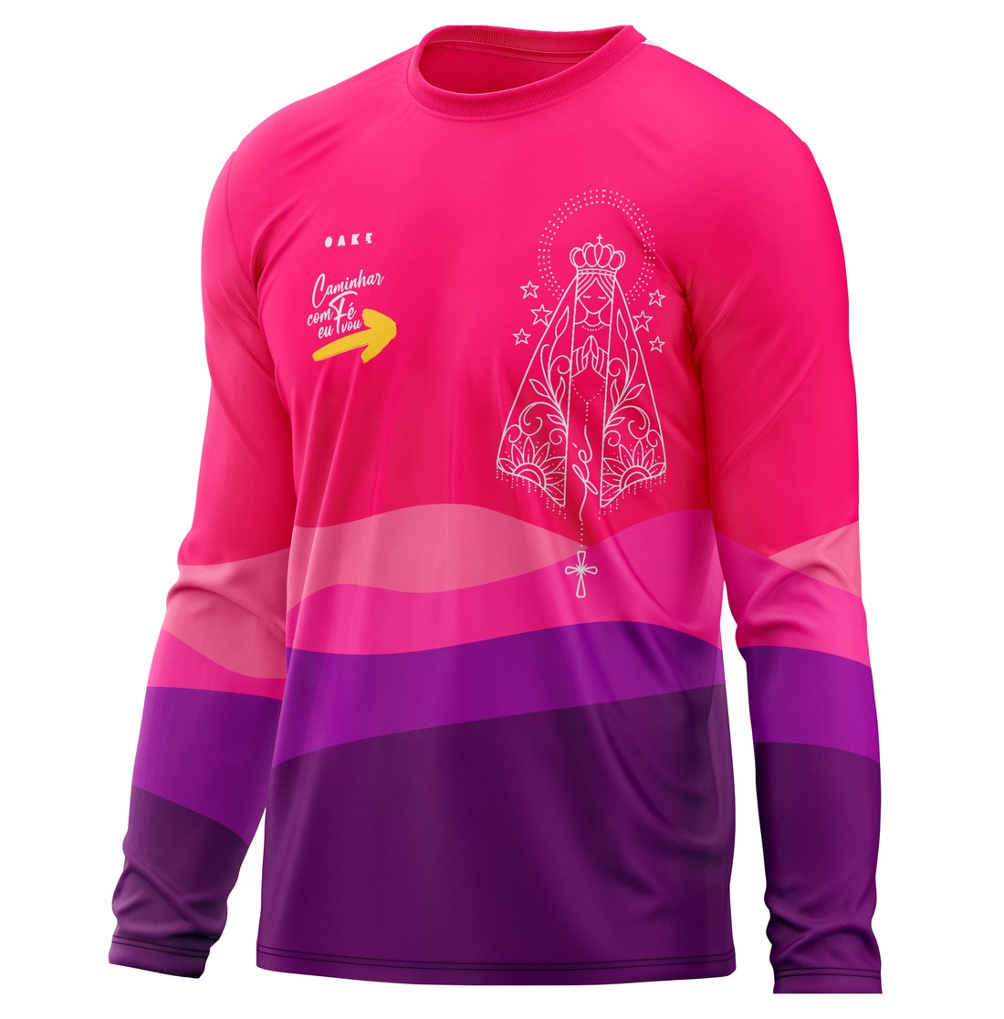 CAMISETA PEREGRINO HORIZONTES CAMINHO DA FÉ - OAK.E Camiseta Peregrino Horizontes - Rosa