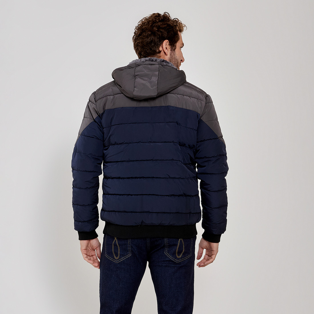 Jaqueta Bomber EA7 Emporio Armani Azul Marinho Masculina