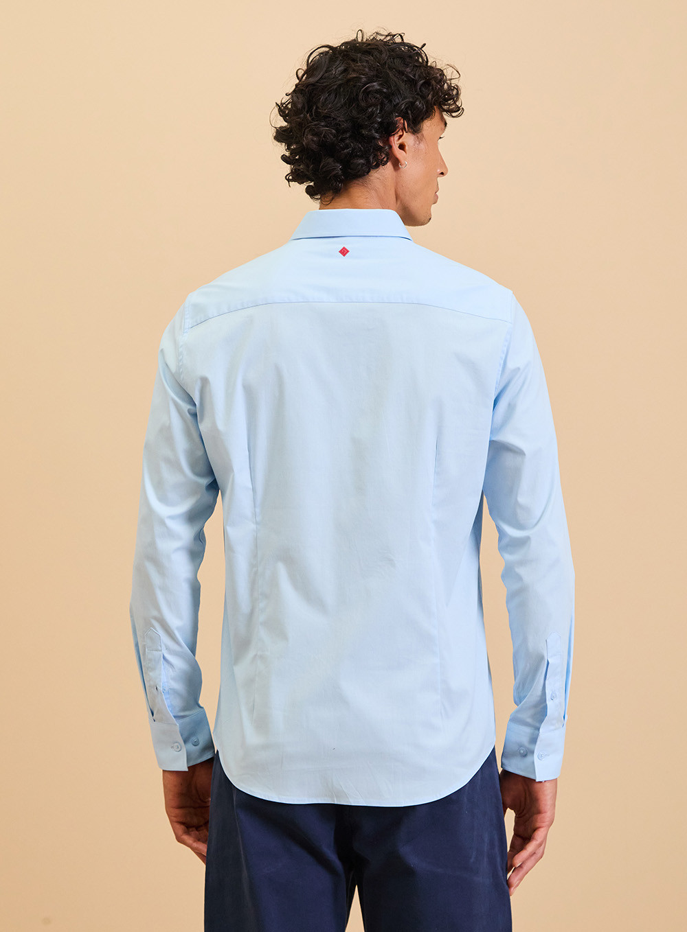Camisa Forum Slim Fit Azul Claro