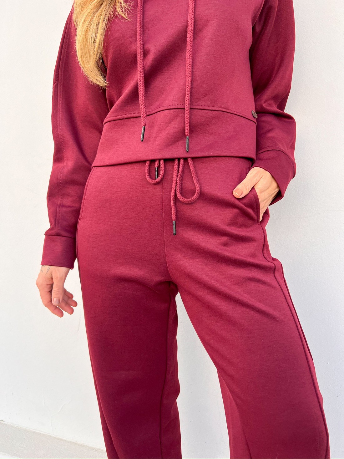 Conjunto Moletom Vinho Margot - MiniMoni Conjunto Moletom Vinho Margot - MiniMoni