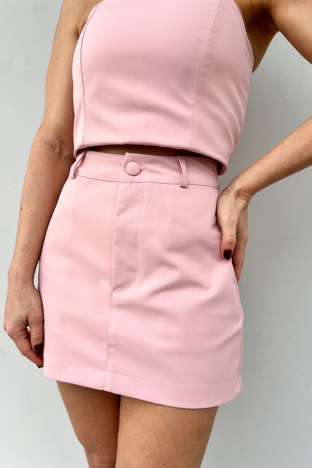 Shorts Saia Rosa Lili - MiniMoni
