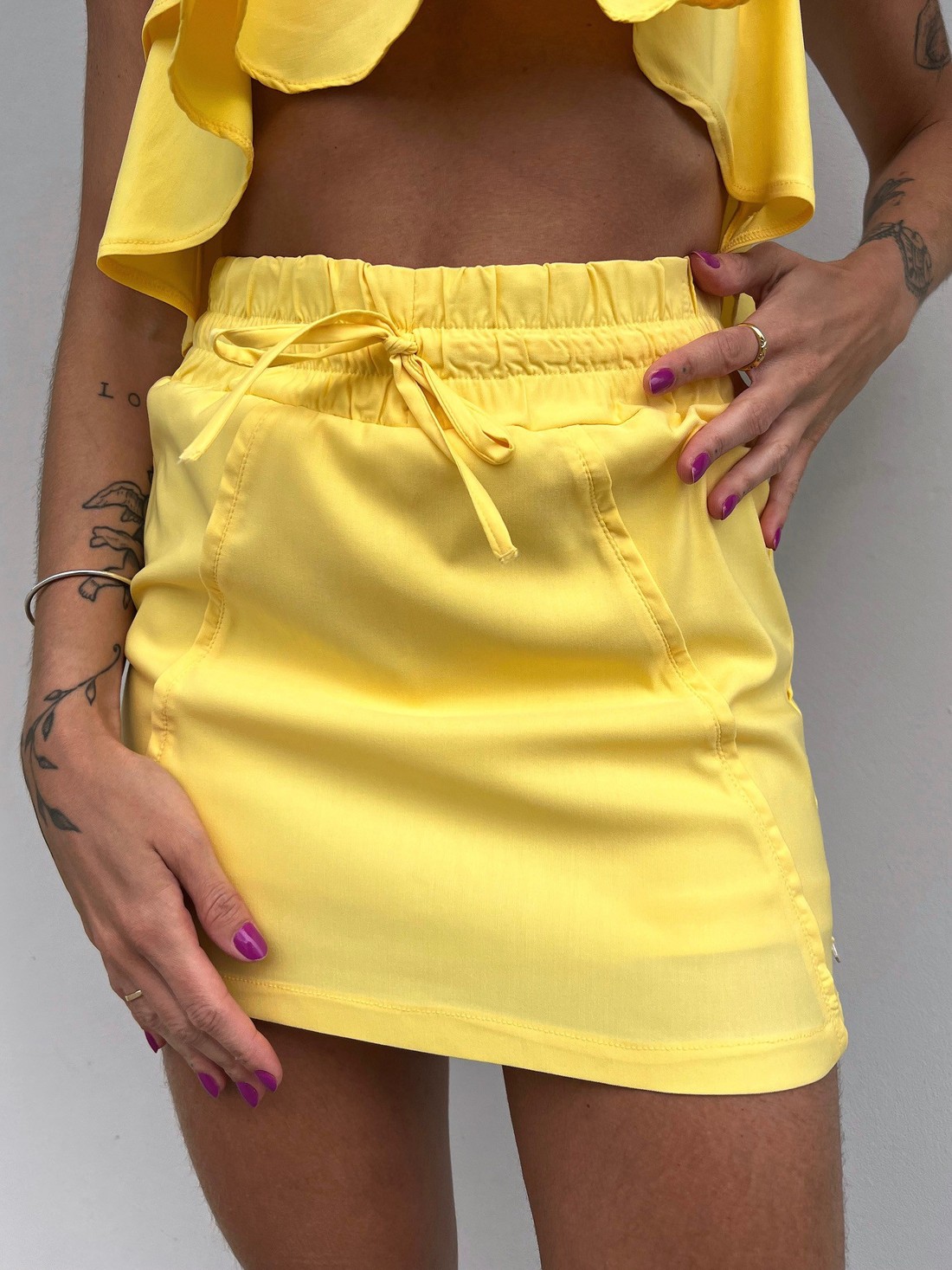 Shorts Saia Suellen Melão Shorts Saia Suellen Melão