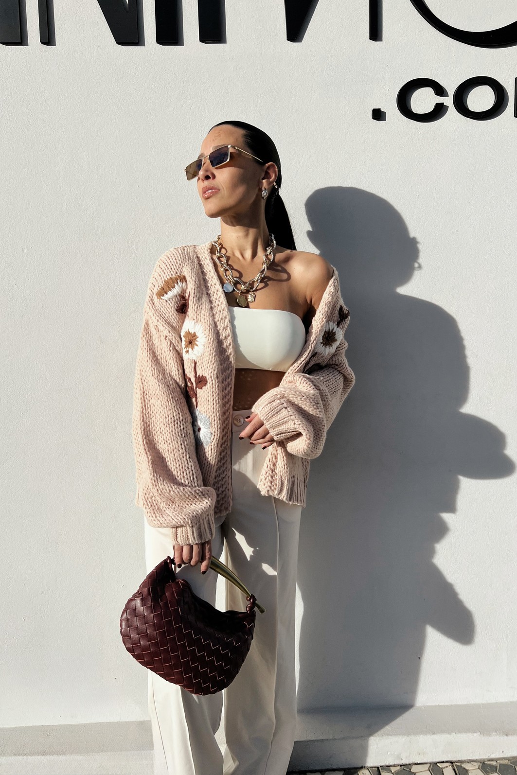 Cardigam  Nozes Floral Carlota - MiniMoni