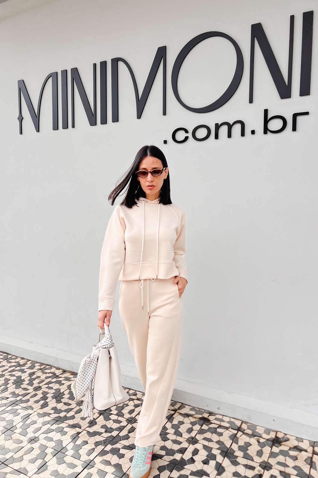 Conjunto Moletom Aveia Margort - MiniMoni Conjunto Moletom Aveia Margort - MiniMoni