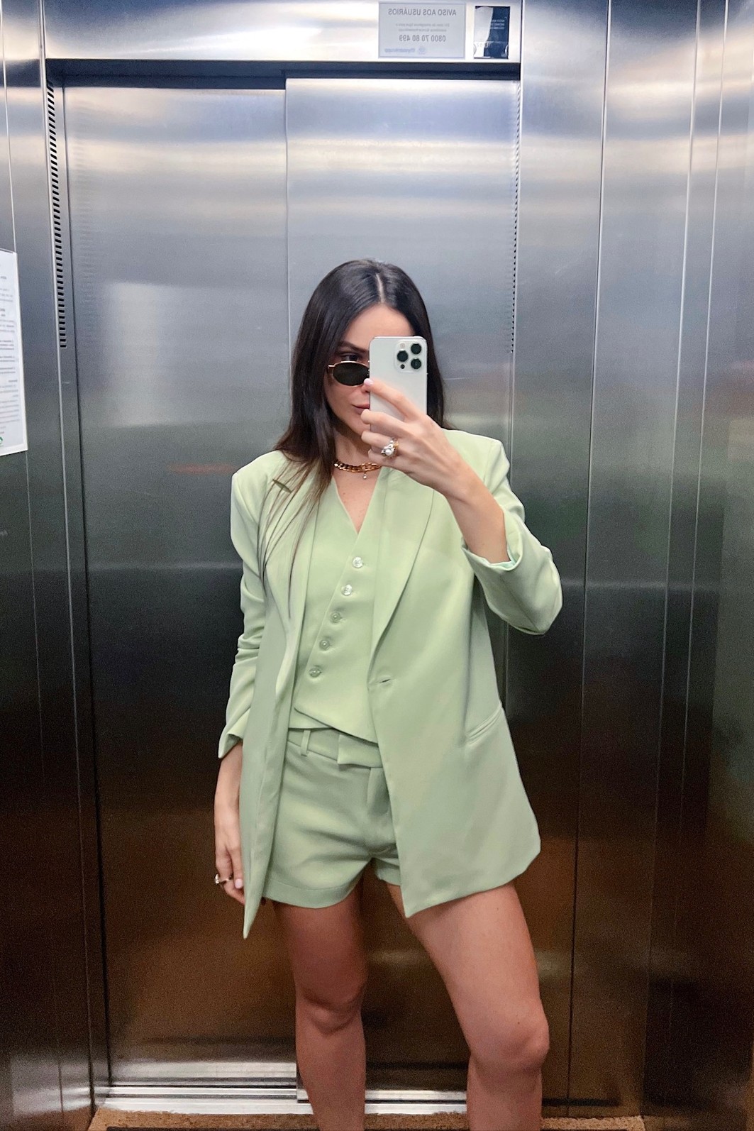 Shorts Alfaiataria Julieta - MiniMoni