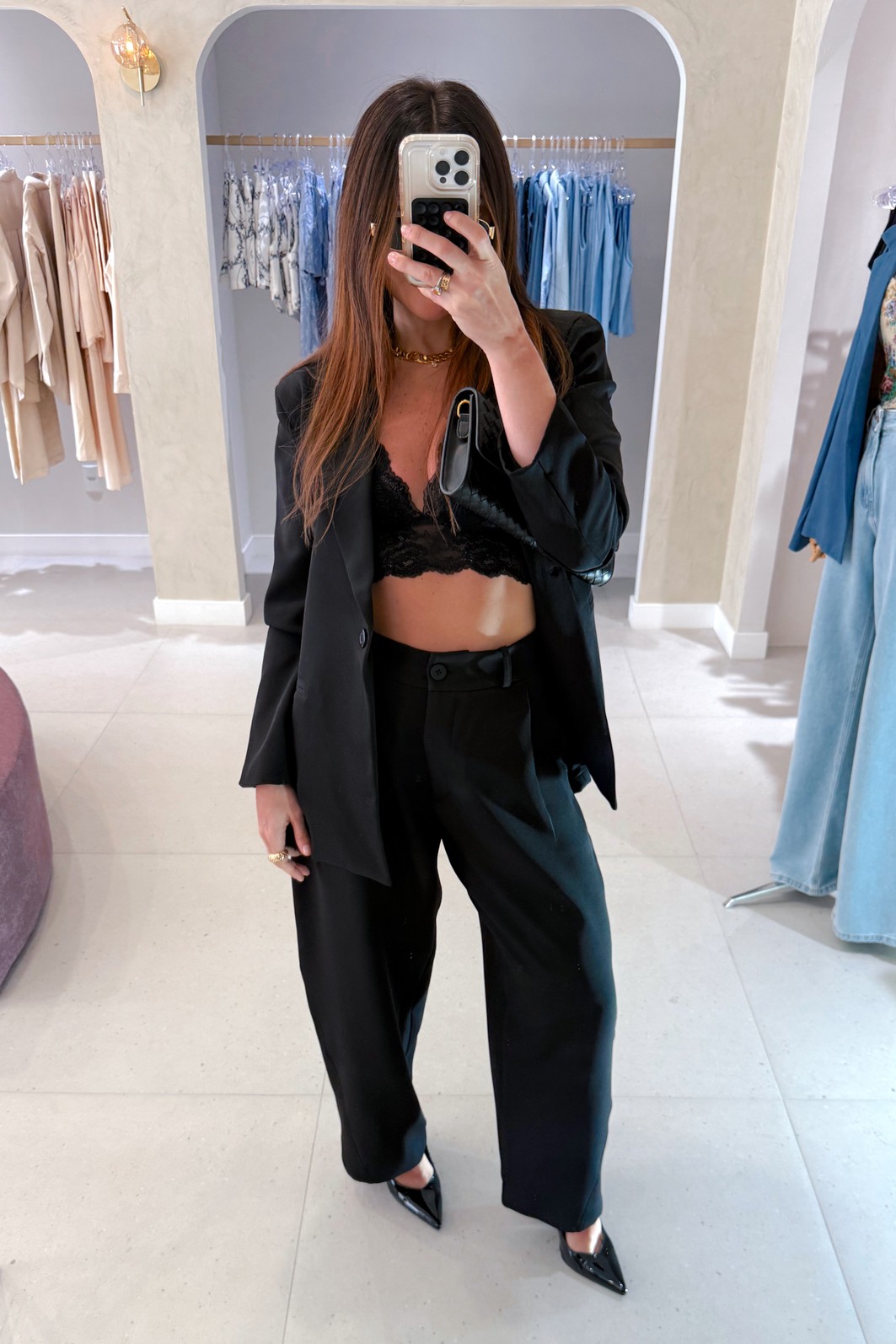 Blazer Julieta Manga Longa Preto - MiniMoni Blazer Julieta Manga Longa Preto - MiniMoni