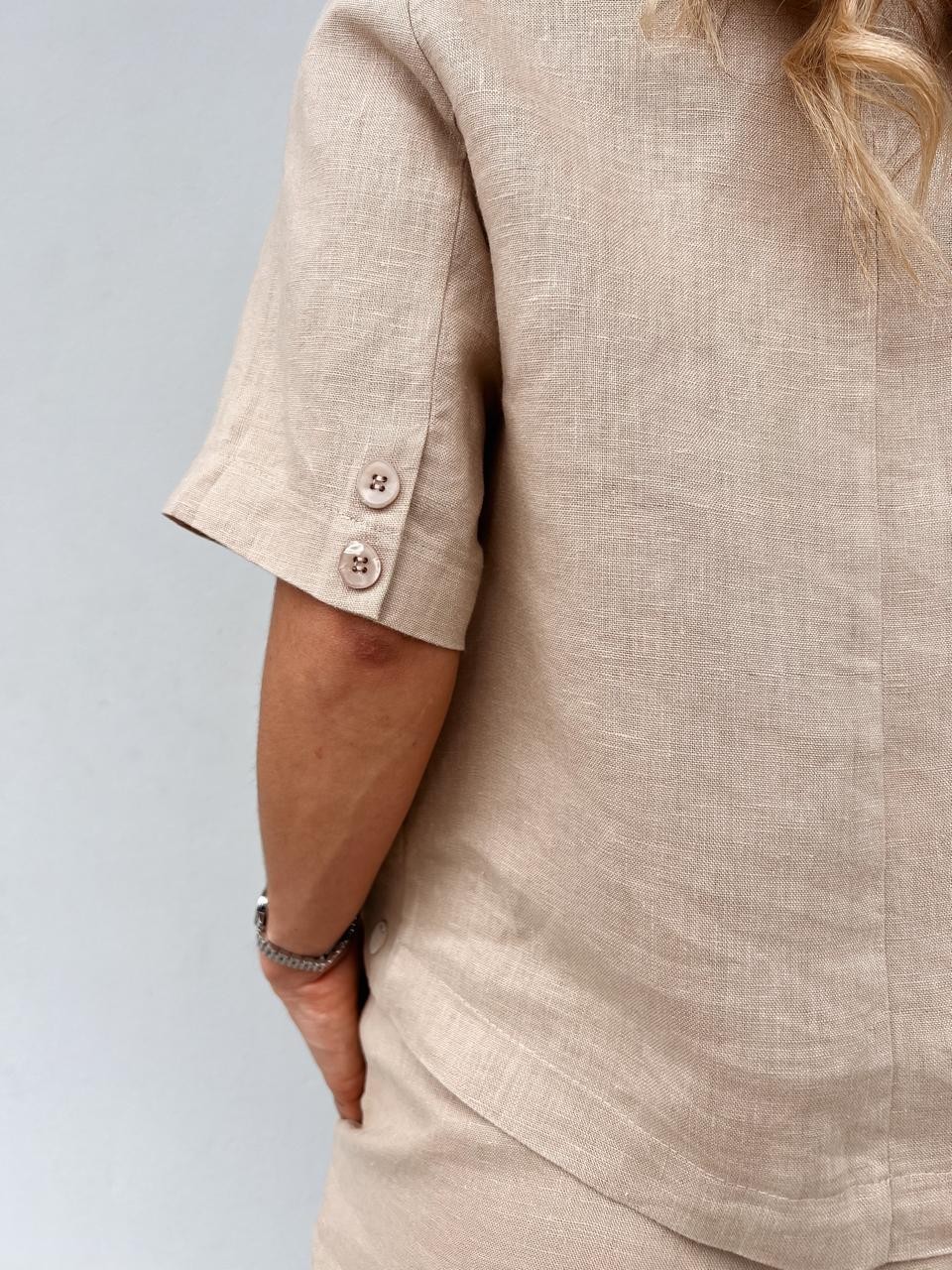 Blazer  Linho  Amarula  Eleanor  - MiniMoni