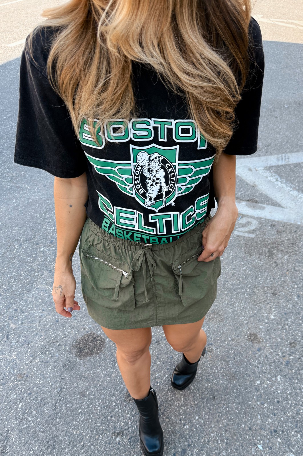Shorts Saia Mia Verde - MiniMoni