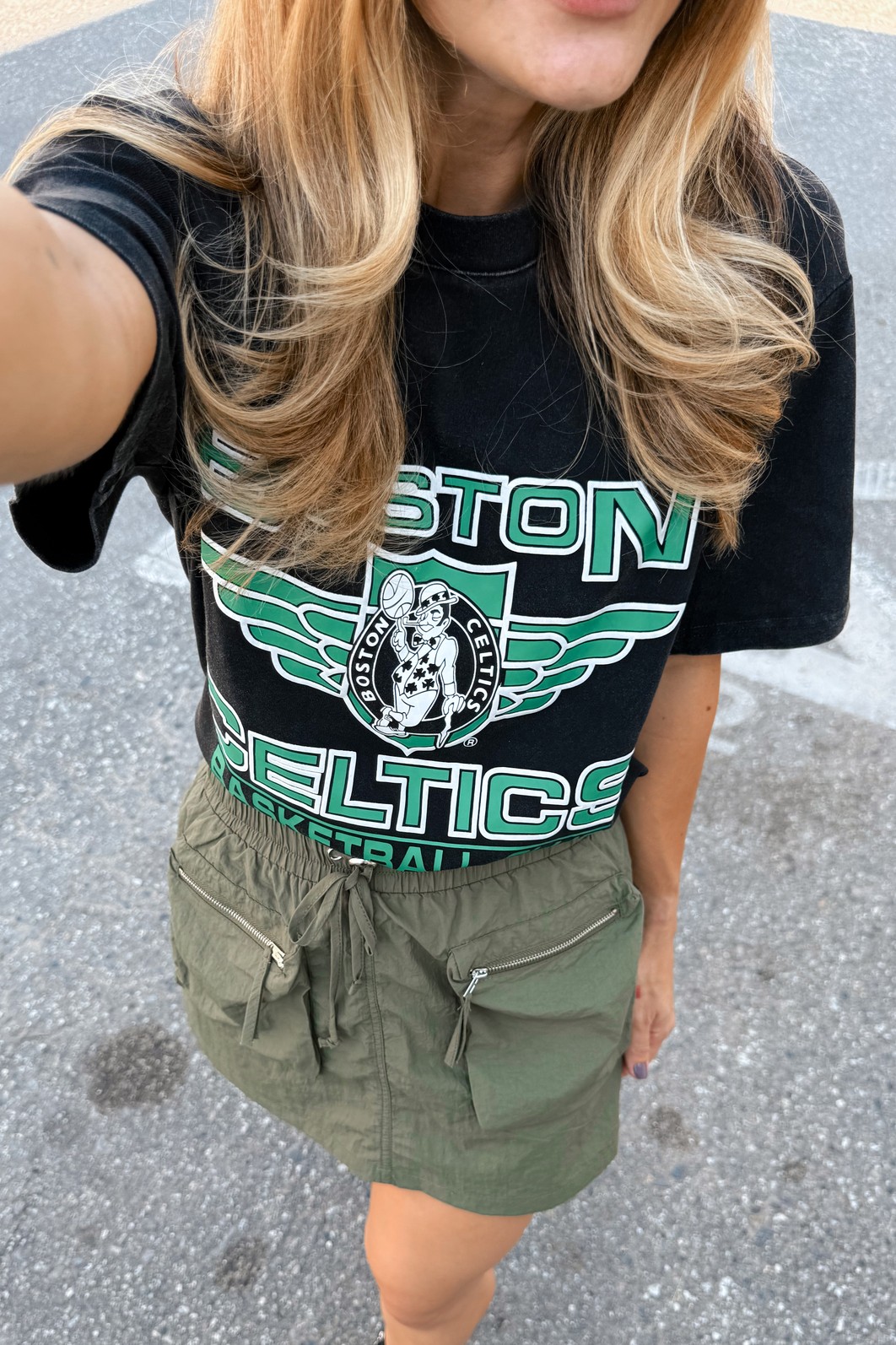 Shorts Saia Verde Mia - MiniMoni