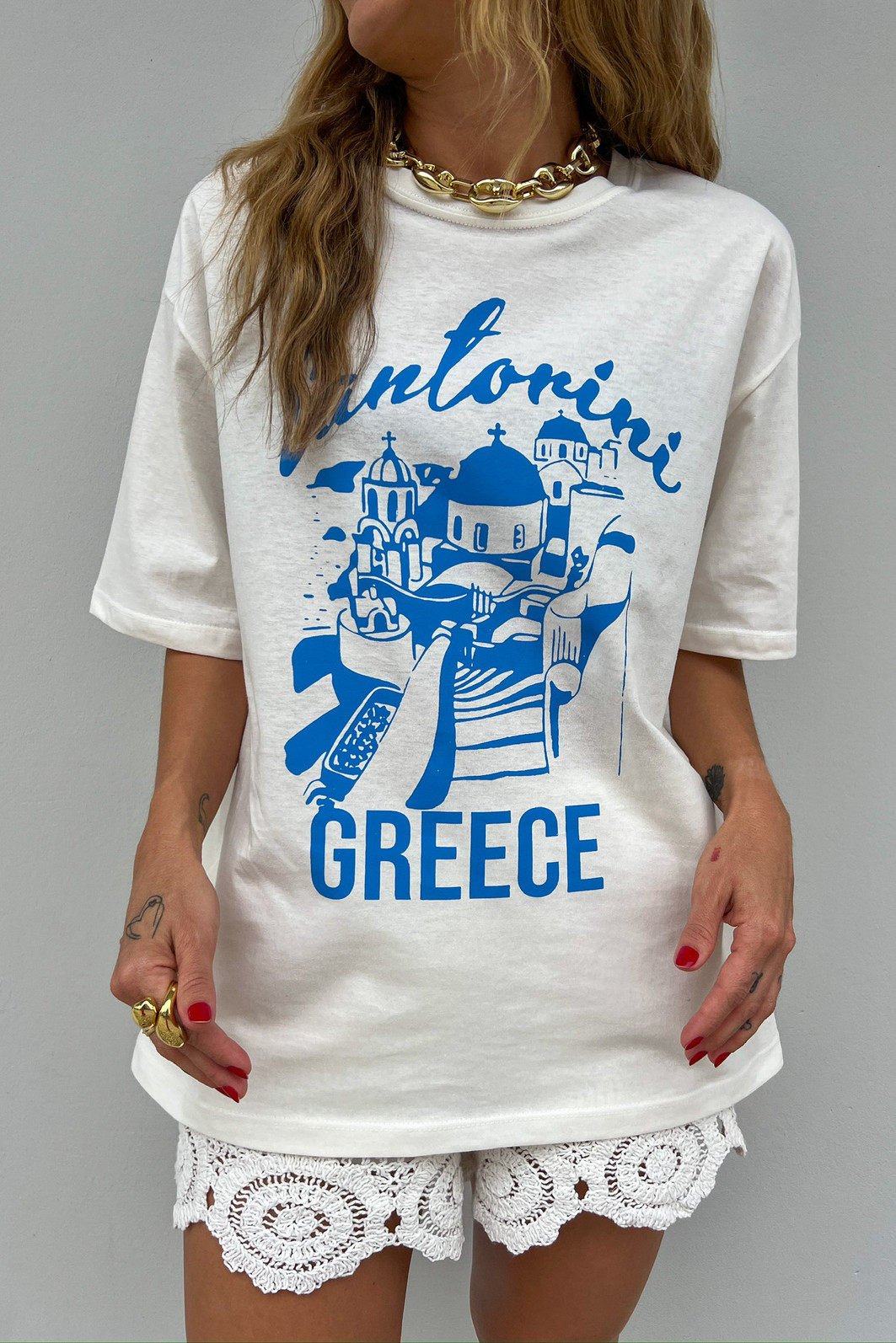 T-shirt Feminina Santorine - Mini Moni