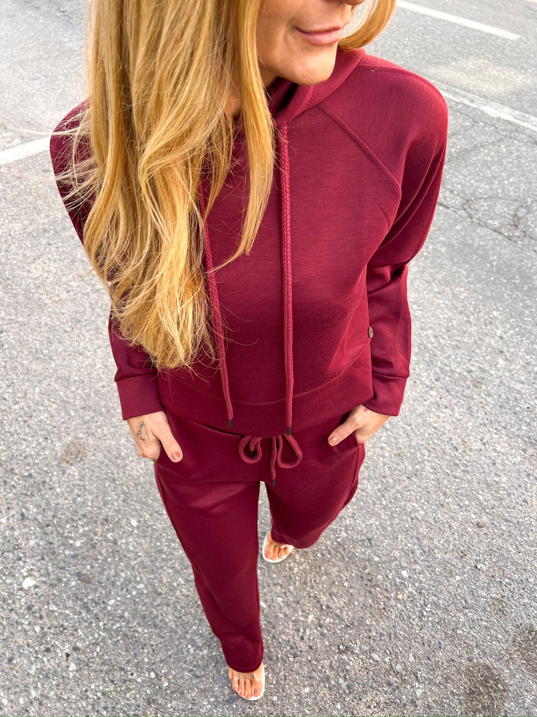 Conjunto Moletom Vinho Margot - MiniMoni Conjunto Moletom Vinho Margot - MiniMoni