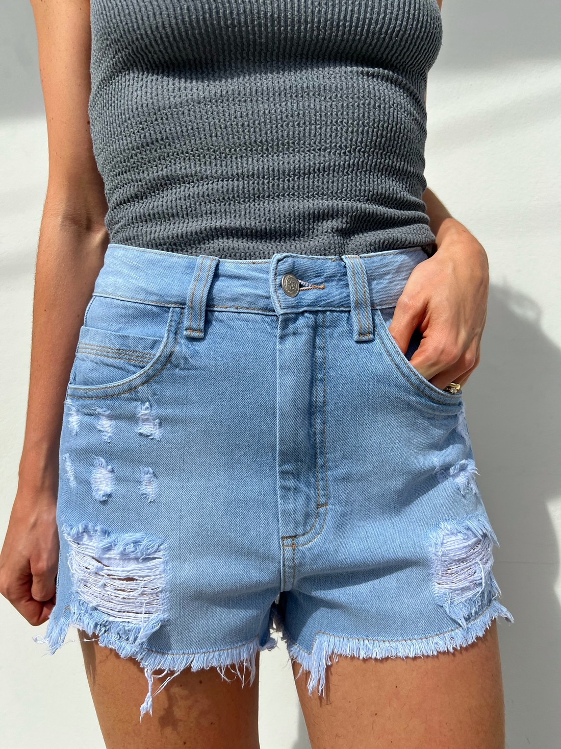 Shorts Jeans Feminino Fernandinha - Mini Moni