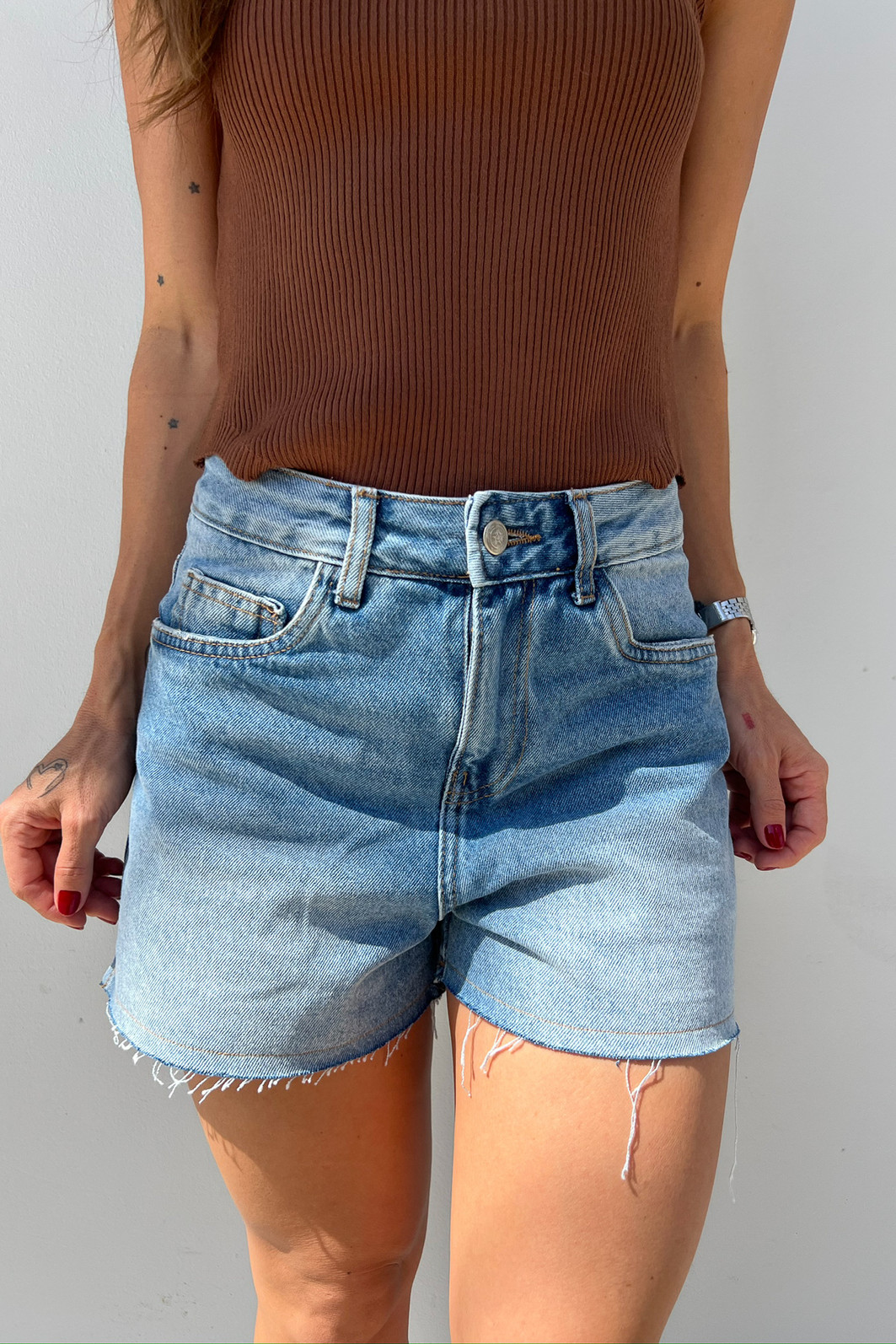 Shorts Denim Madalena - Mini Moni