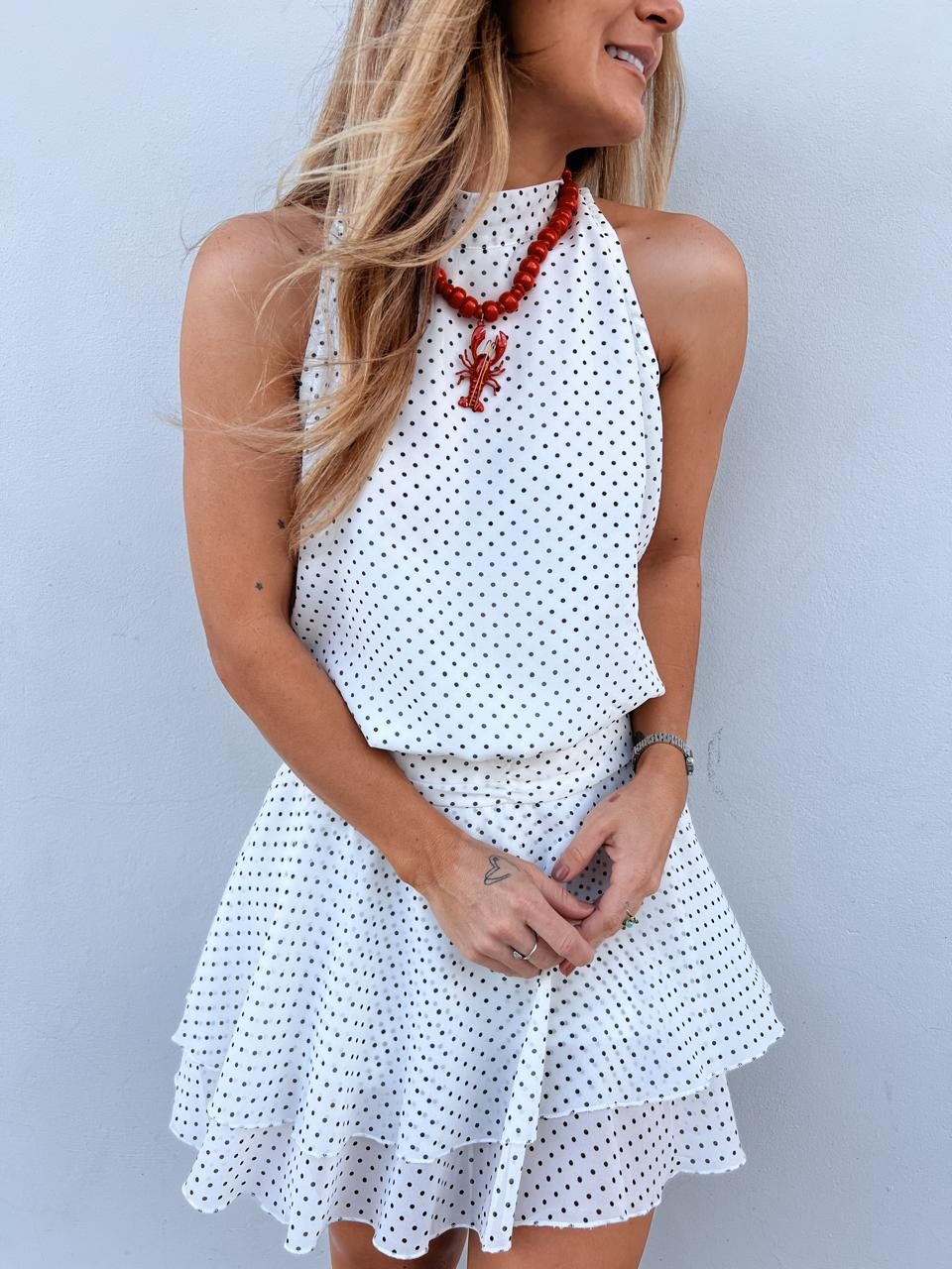 Vestido Off Poa Jayne- MiniMoni Vestido Off Poa Jayne- MiniMoni