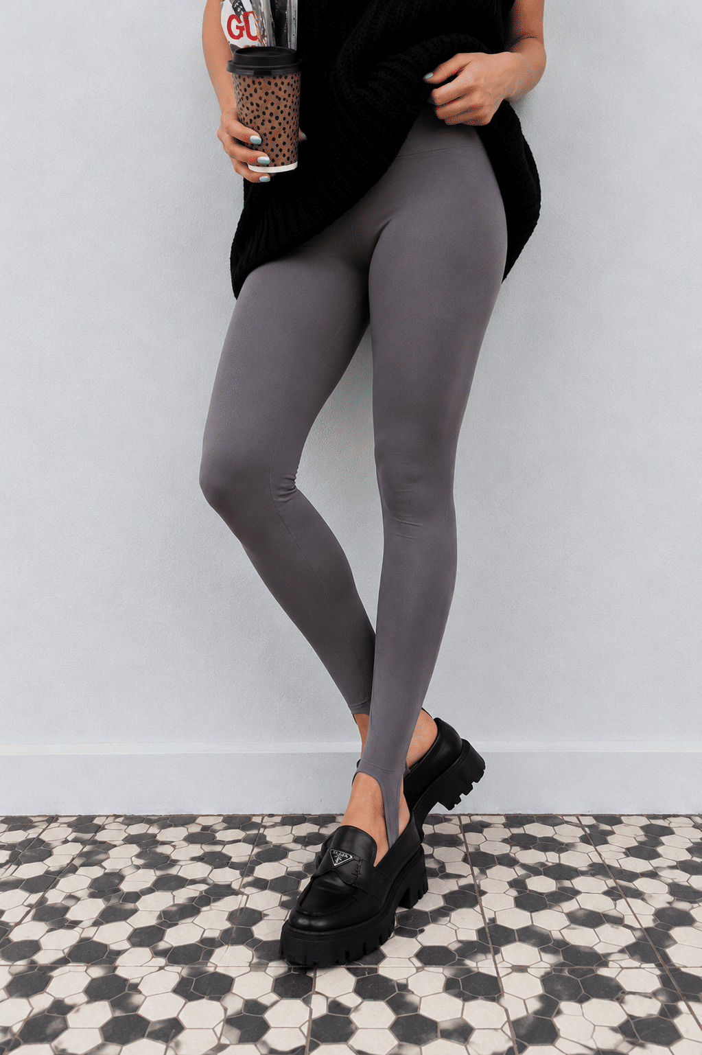 Calça Fusô Cinza - MiniMoni Calça Fusô Cinza - MiniMoni