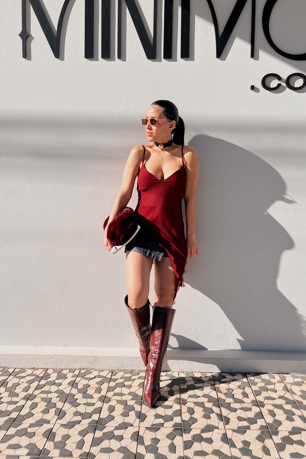 Blusa Malbec Elis - MiniMoni Blusa Malbec Elis - MiniMoni