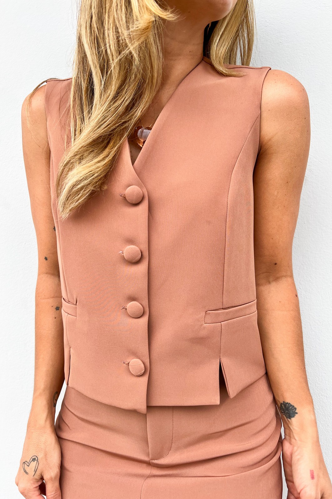 Colete Alfaiataria Estella - MiniMoni Colete Alfaiataria Estella - MiniMoni