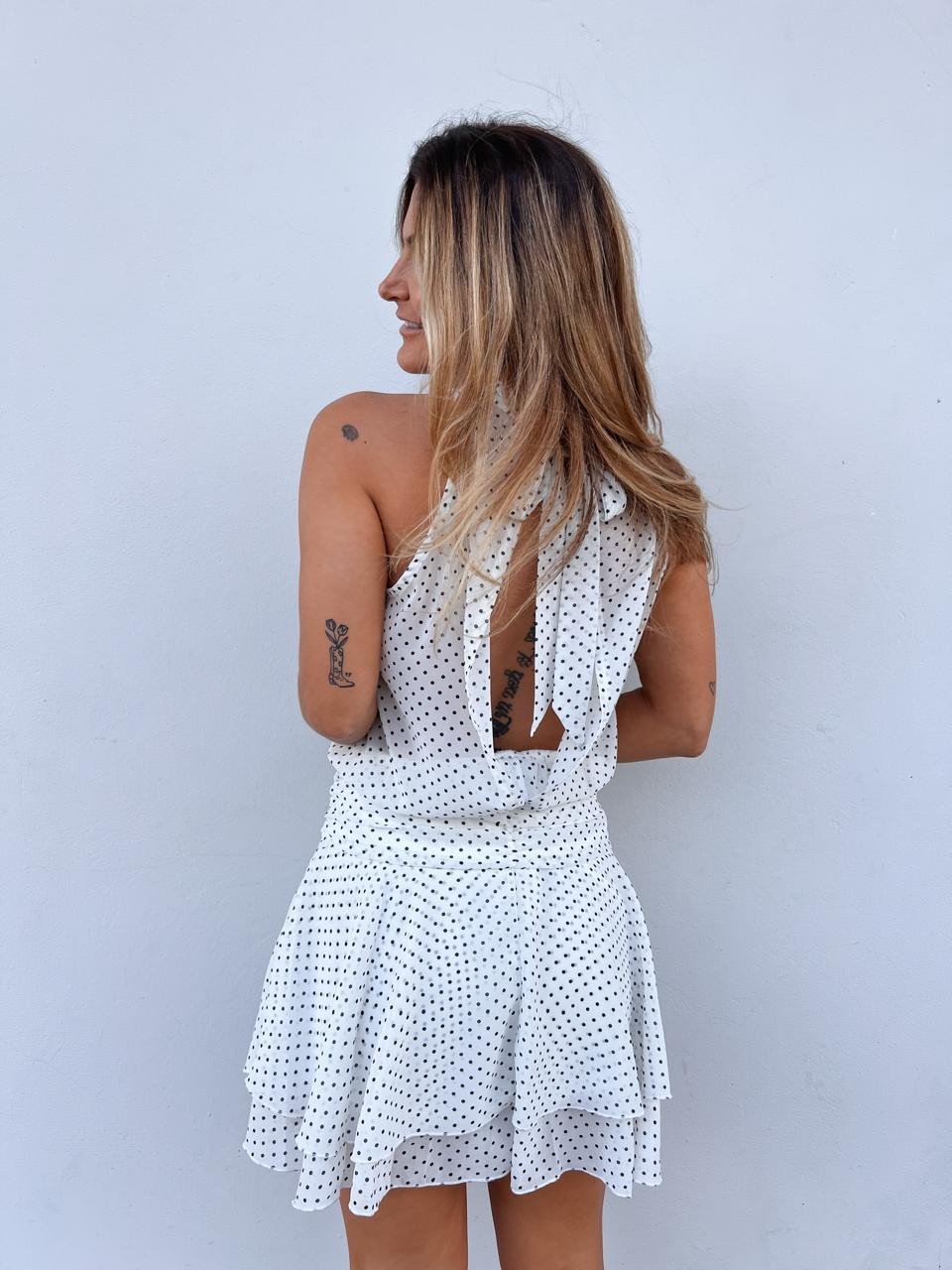 Vestido Off Poa Jayne- MiniMoni Vestido Off Poa Jayne- MiniMoni