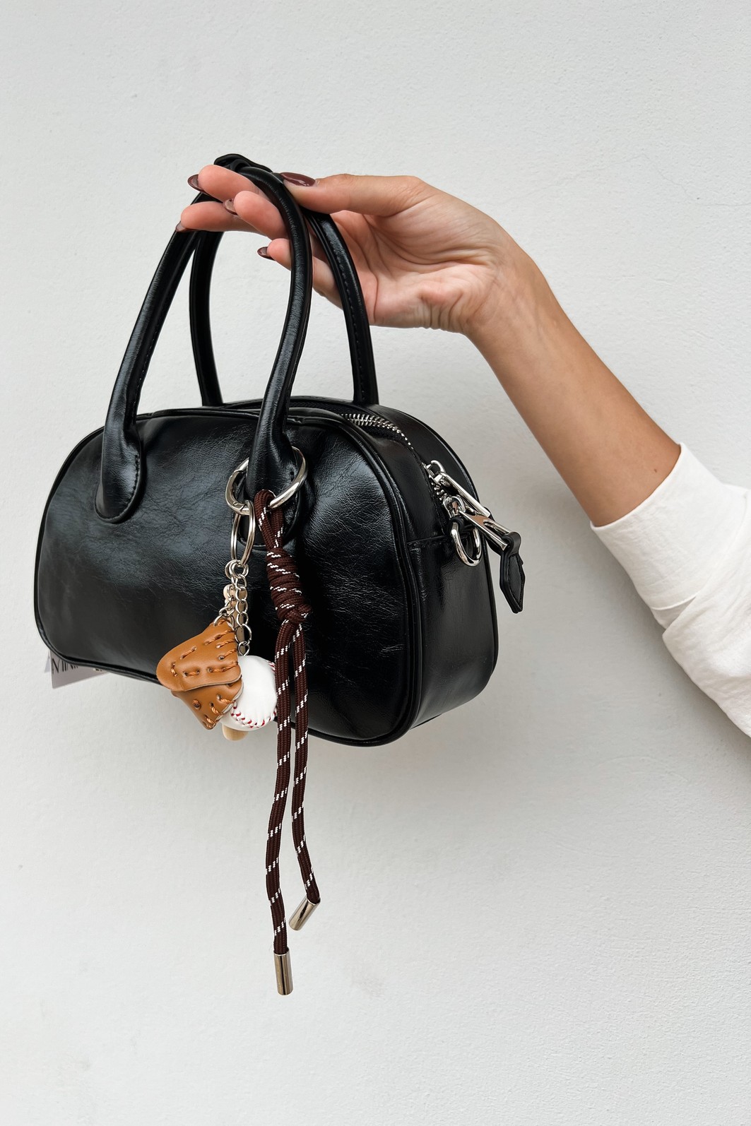 Bolsa Baguete Basebol - MiniMoni Bolsa Baguete Basebol - MiniMoni