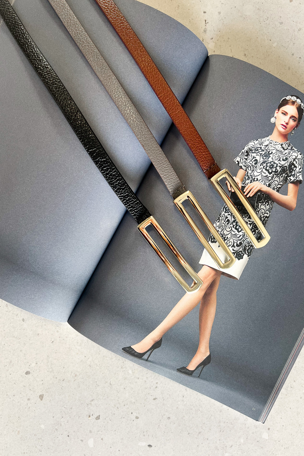 Cinto Loren Cinza - Mini Moni Cinto Loren Cinza - Mini Moni