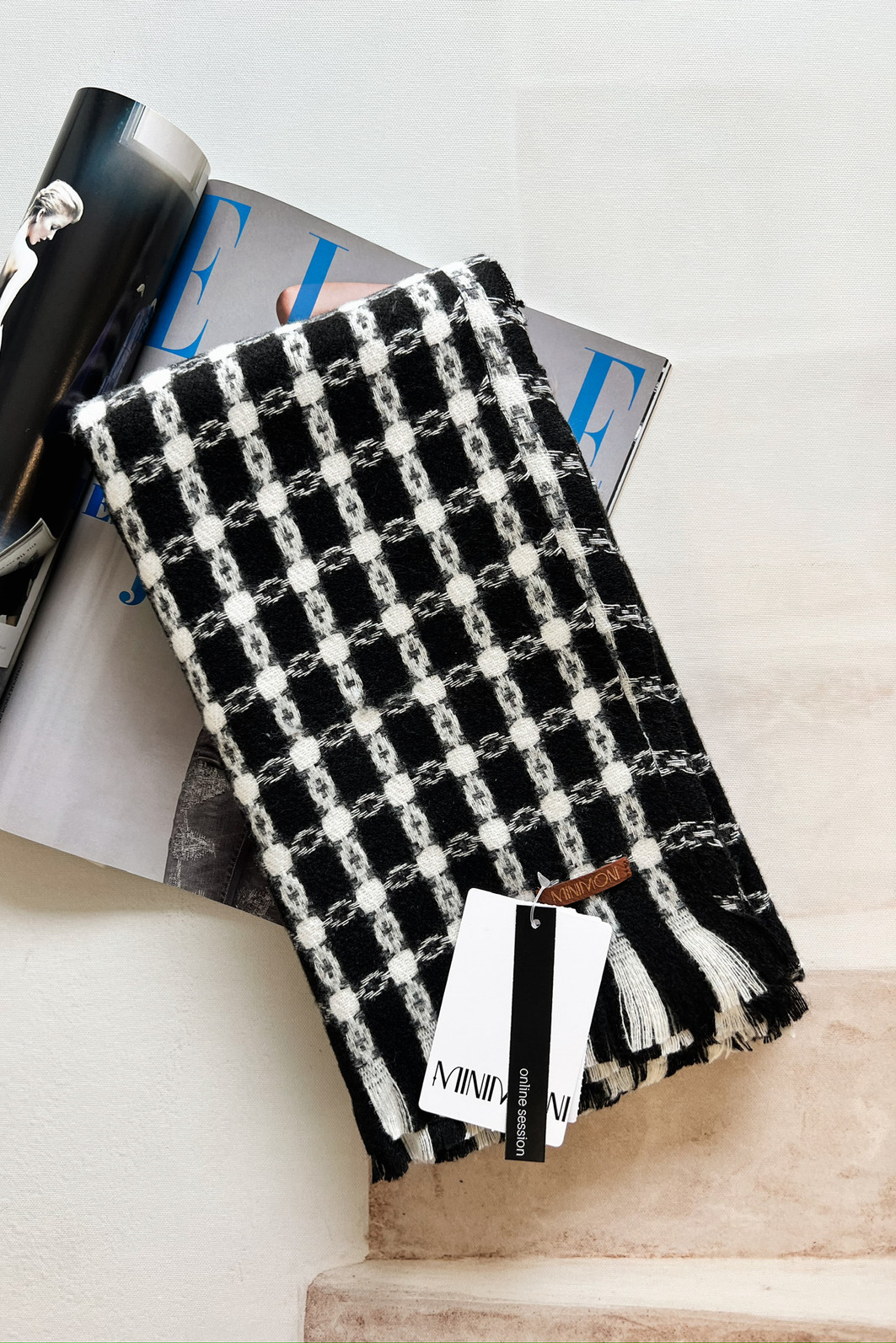 Lenço Bicolor Loise – Mini Moni Lenço Bicolor Loise – Mini Moni