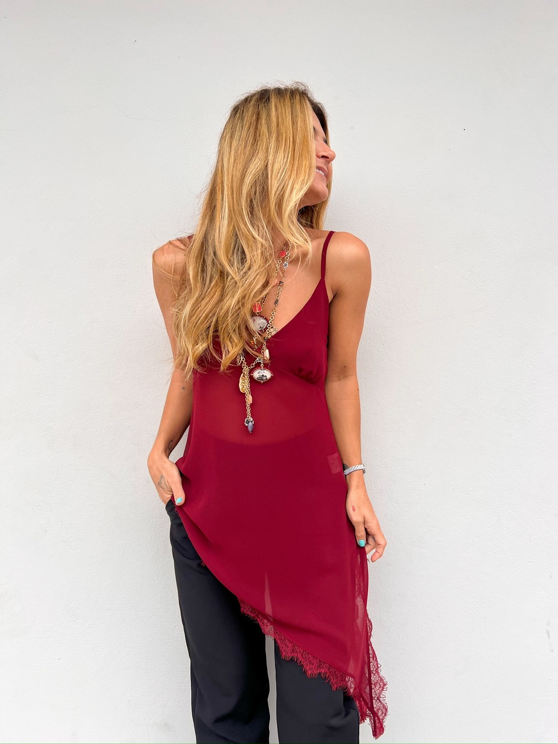 Blusa Malbec Elis - MiniMoni Blusa Malbec Elis - MiniMoni