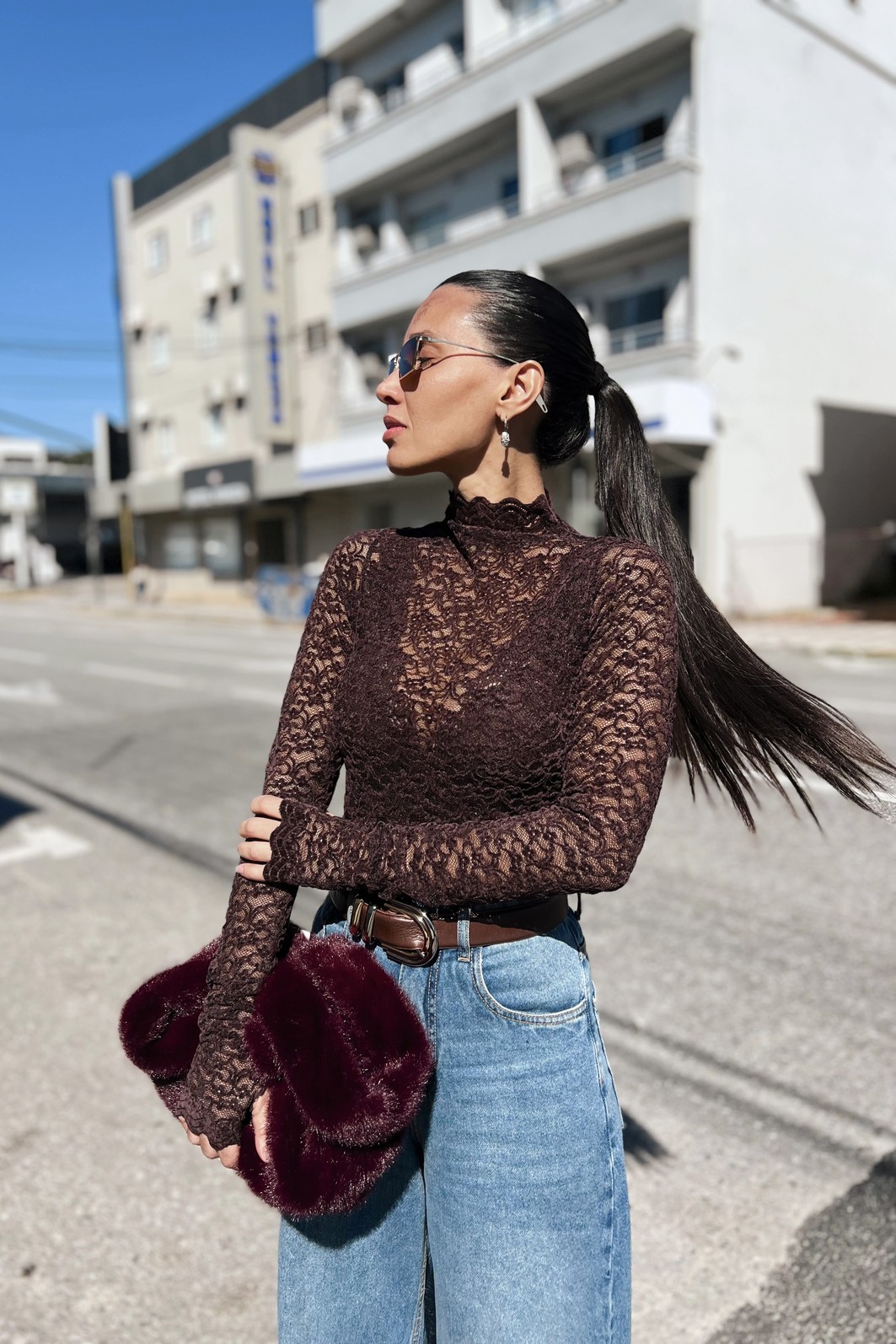 Blusa Cacau Carmel - MiniMoni Blusa Cacau Carmel - MiniMoni