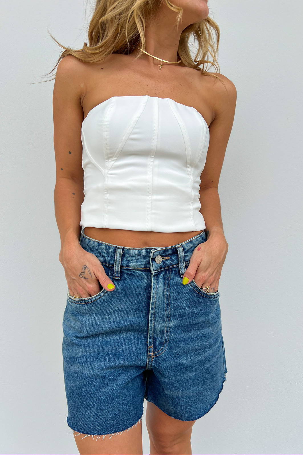 Shorts Denim Jaque - Mini Moni