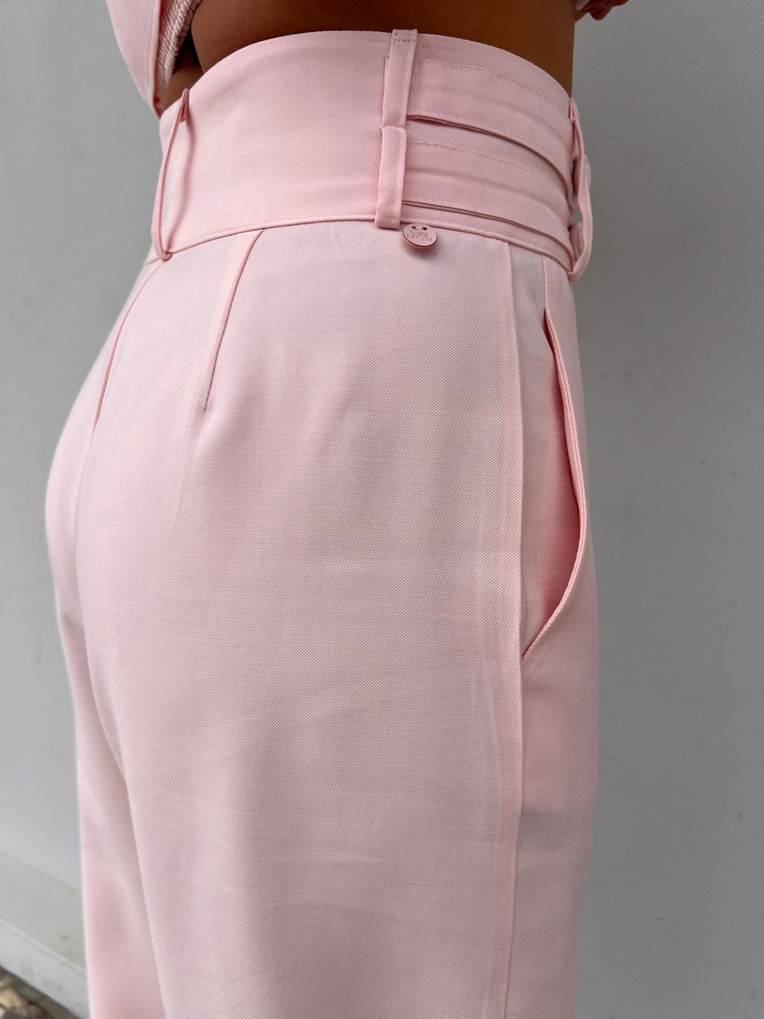 Calça Rosa Octávia - Minimoni Calça Rosa Octávia - Minimoni