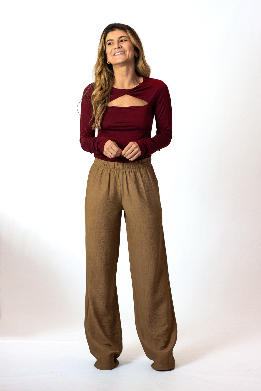 Blusa Manga Longa Cereja Nora - Mini Moni Blusa Manga Longa Cereja Nora - Mini Moni