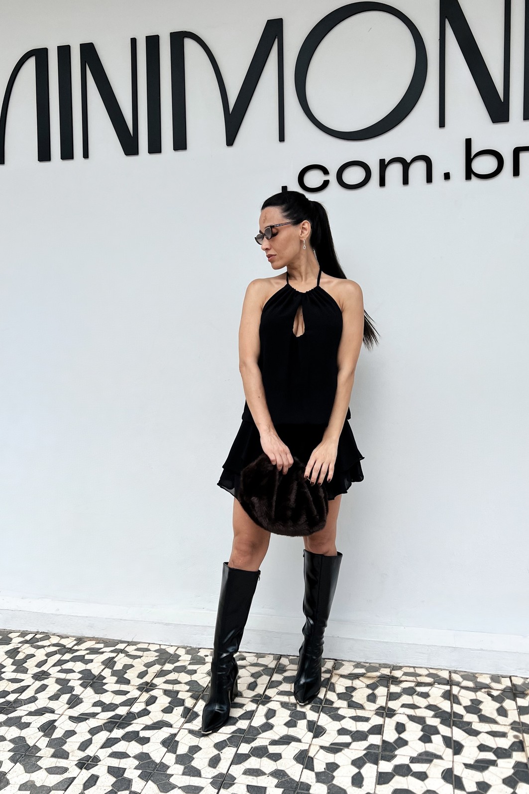 Macaquinho Preto Pandora - MiniMoni Macaquinho Preto Pandora - MiniMoni