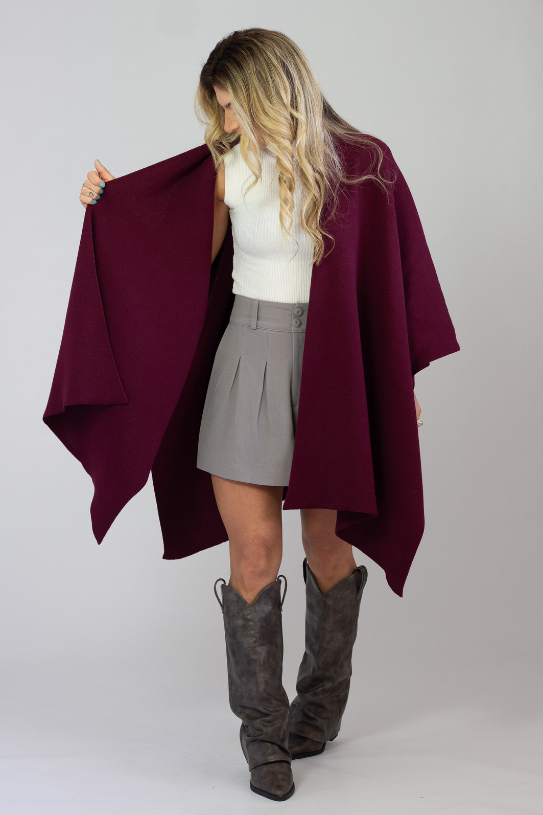 Capa Retilínia Noeli Bordo - Mini Moni