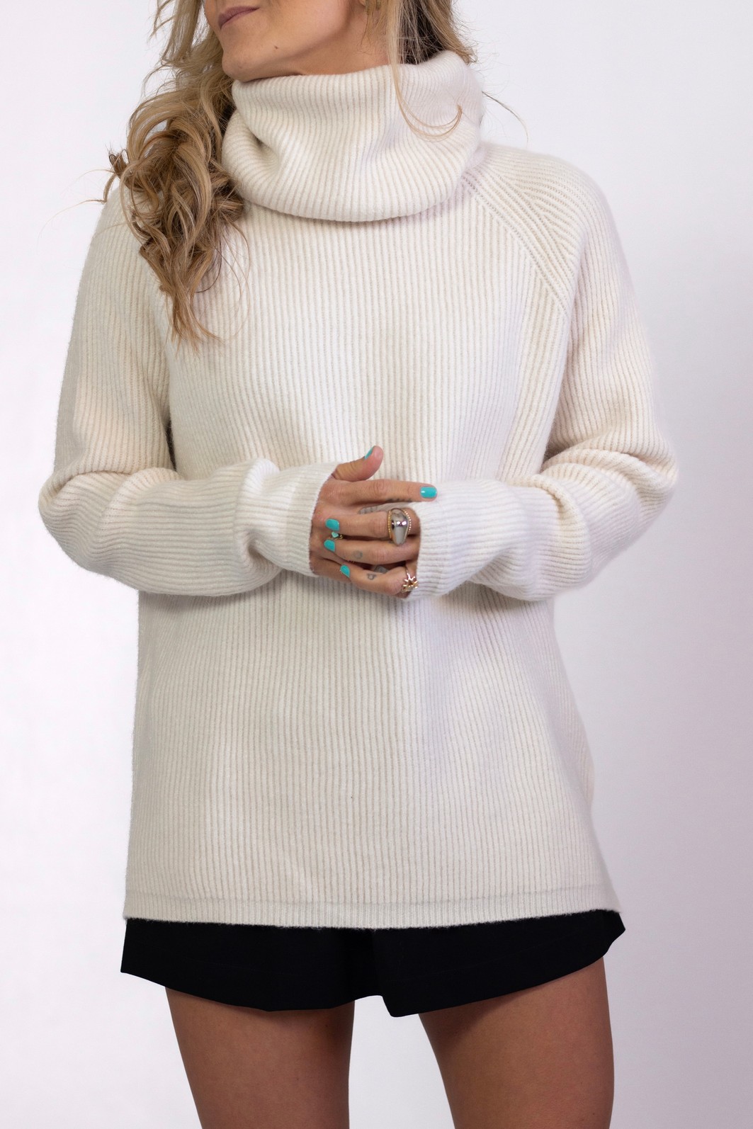 Maxi Tricô Bombom Off White - Mini Moni