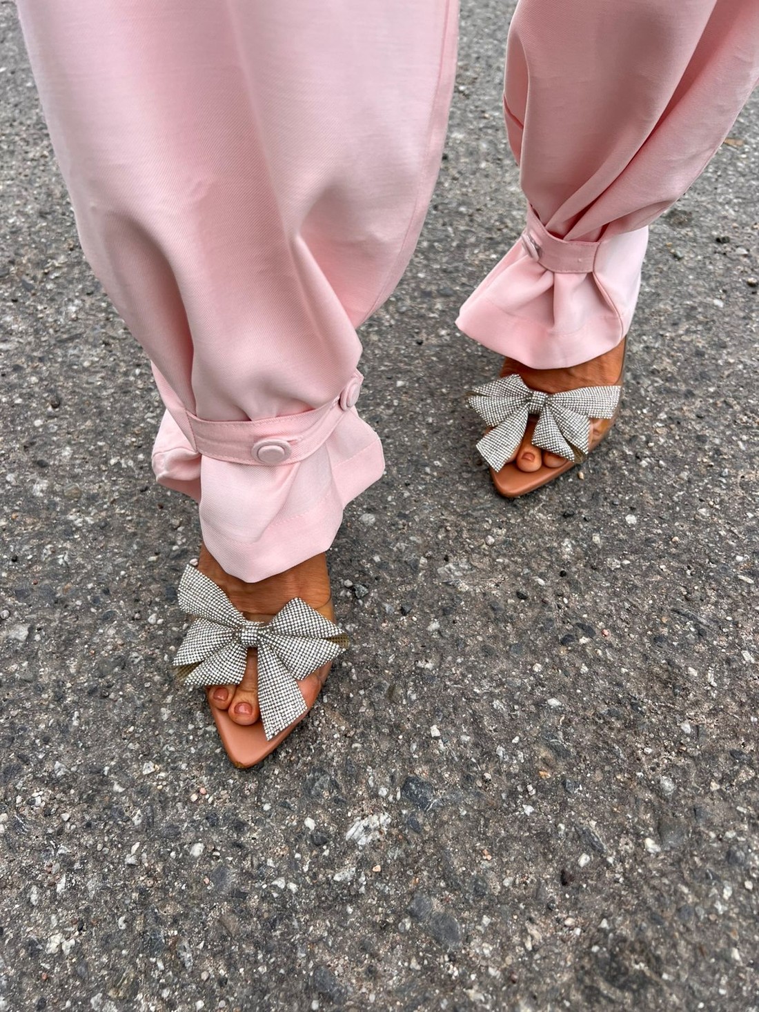 Calça Rosa Octávia - Minimoni Calça Rosa Octávia - Minimoni