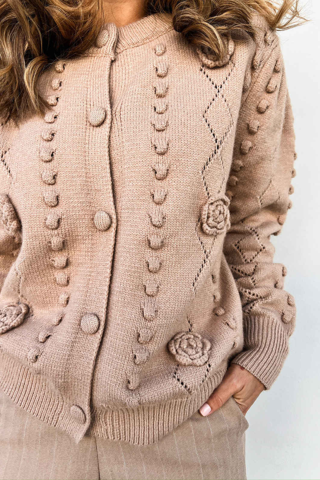 Tricot Florença Areia - Mini Moni