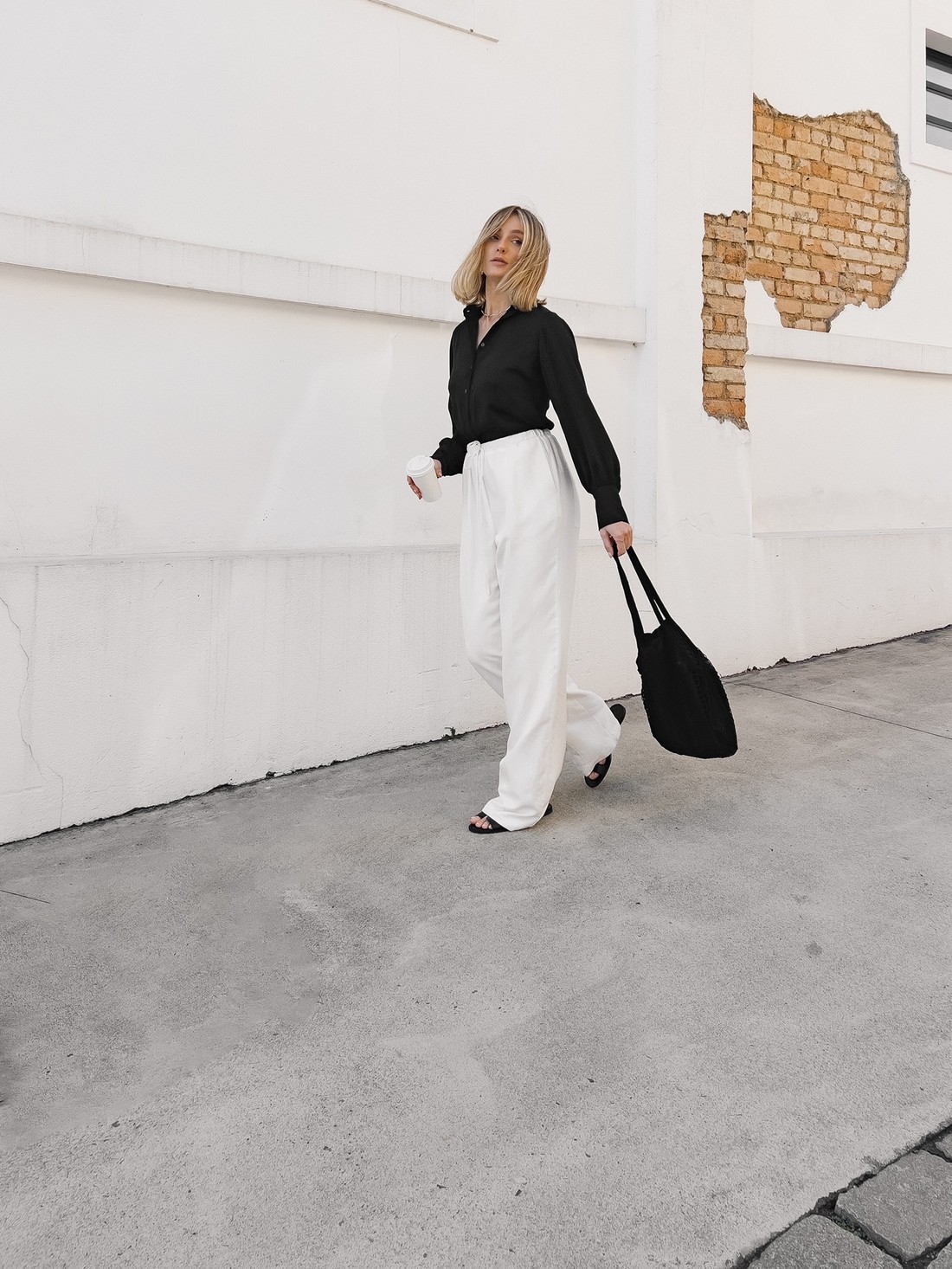 Camisa Feminina Preta Isadora - Mini Moni