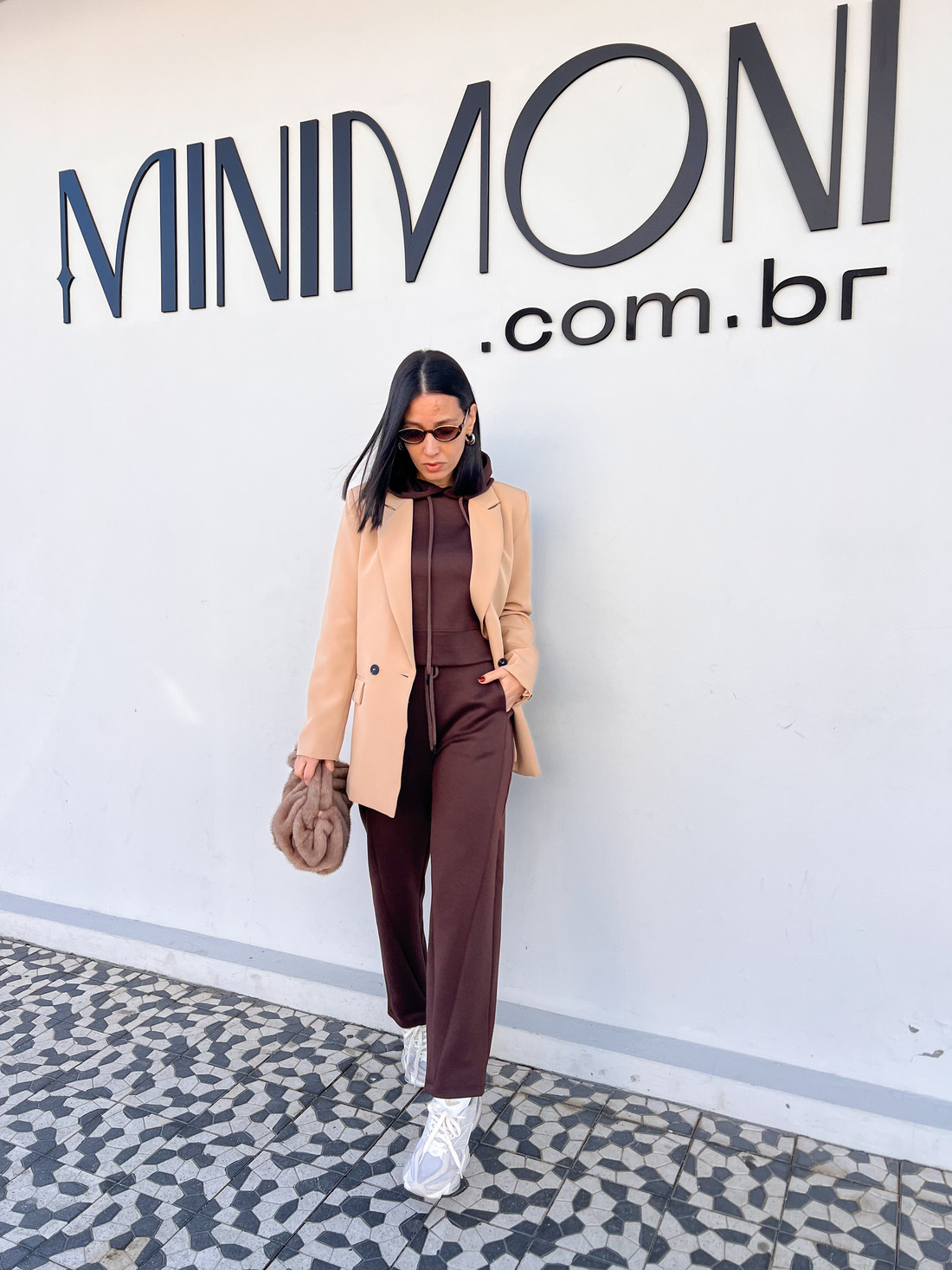 Conjunto Moletom Cacau Margot - MiniMoni Conjunto Moletom Cacau Margot - MiniMoni