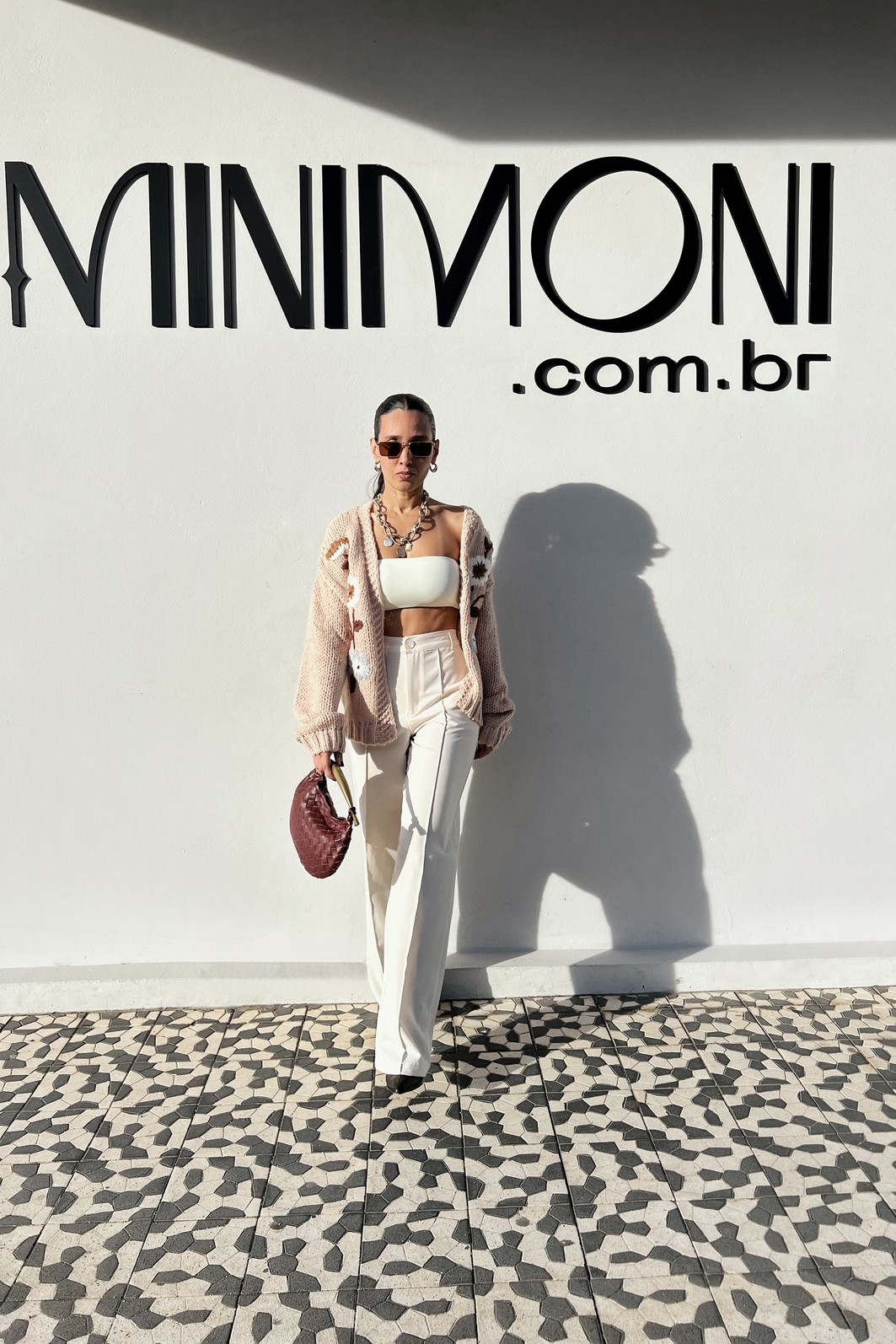 Cardigam  Nozes Floral Carlota - MiniMoni