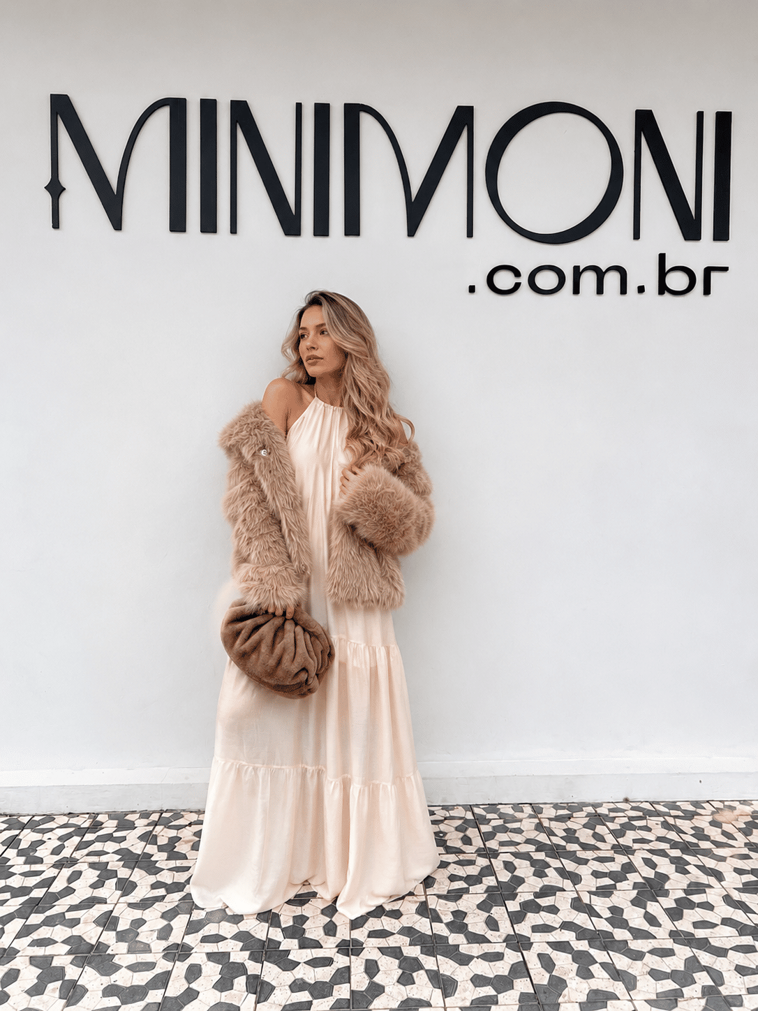 Casaco Nozes De Pelo Belinda - MiniMoni Casaco Nozes De Pelo Belinda - MiniMoni