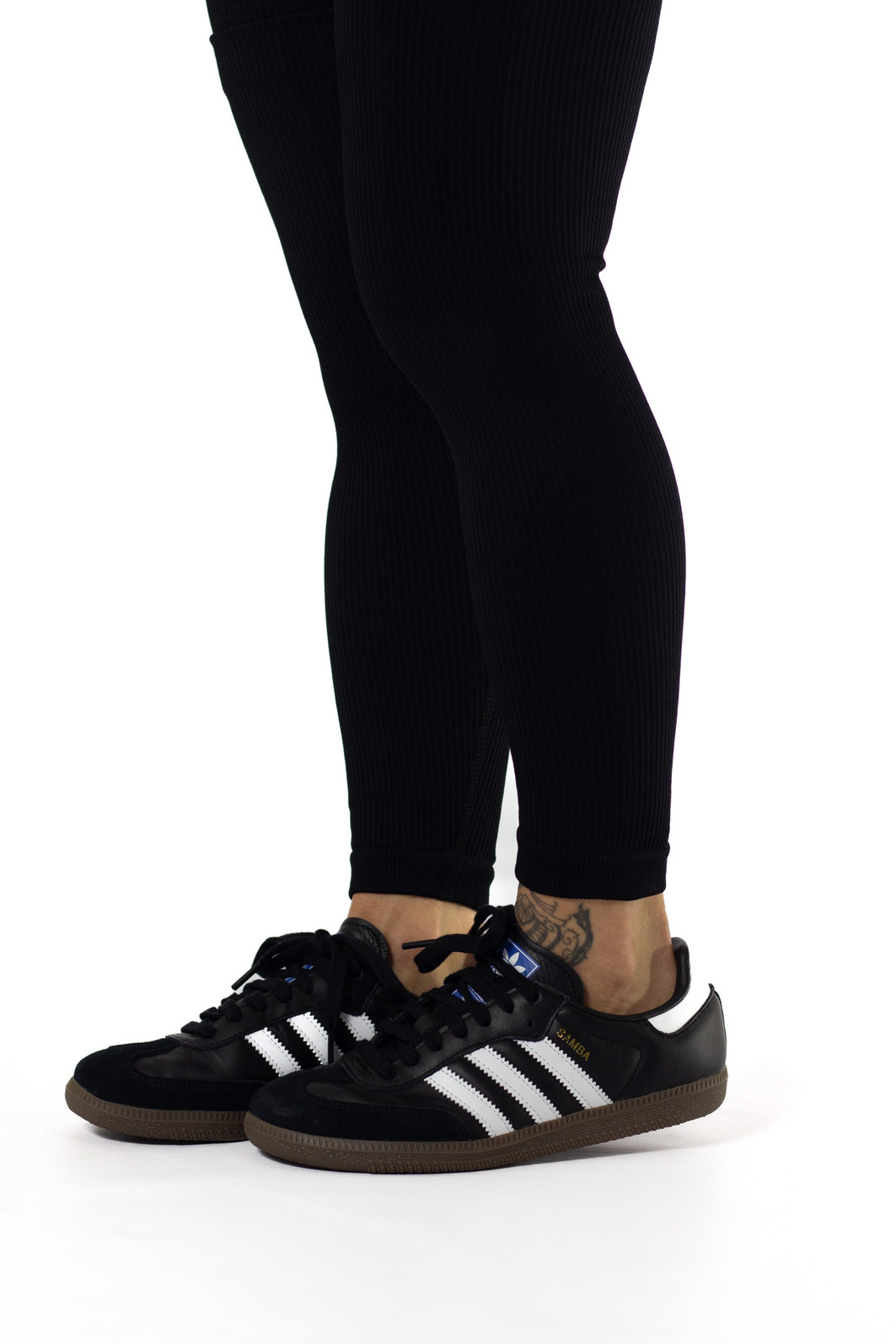 Calça Fit de Compressão Cintura Alta Preta Isadora - Mini Moni