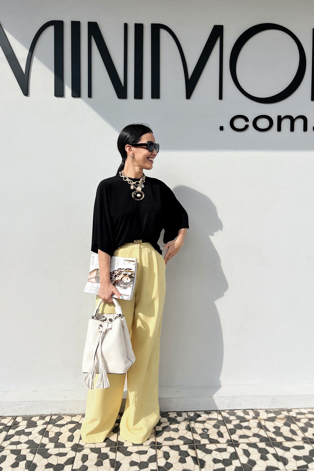 Tee Preta Margela - MiniMoni Tee Preta Margela - MiniMoni