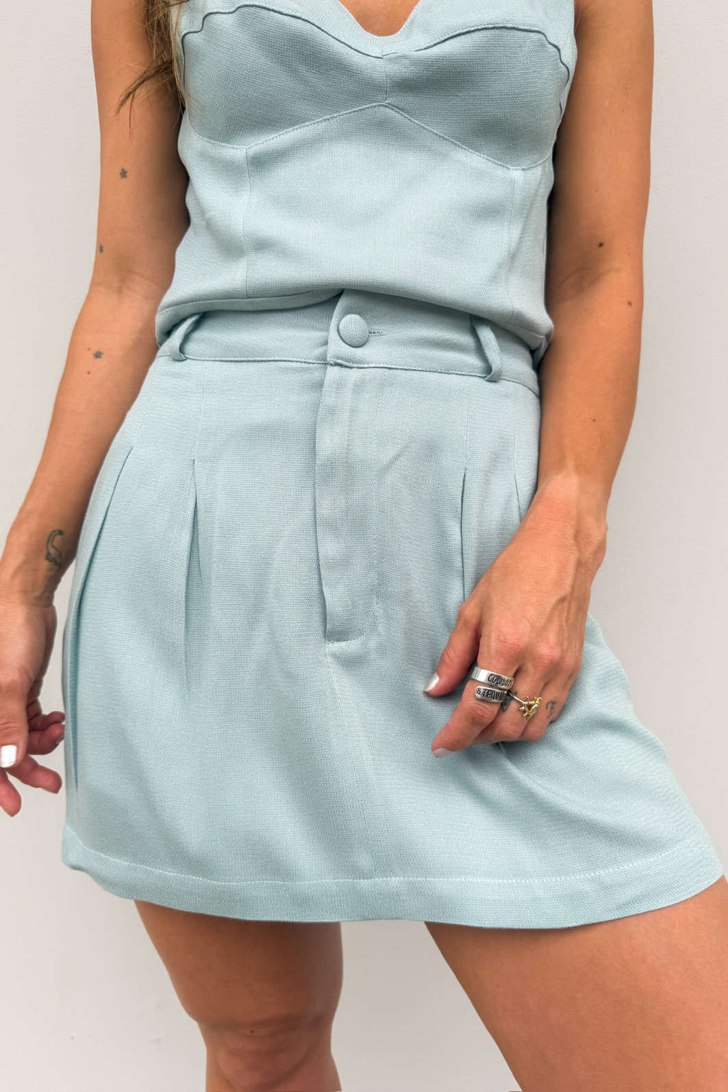 Shorts Saia de Viscose Jasmine - Mini Moni