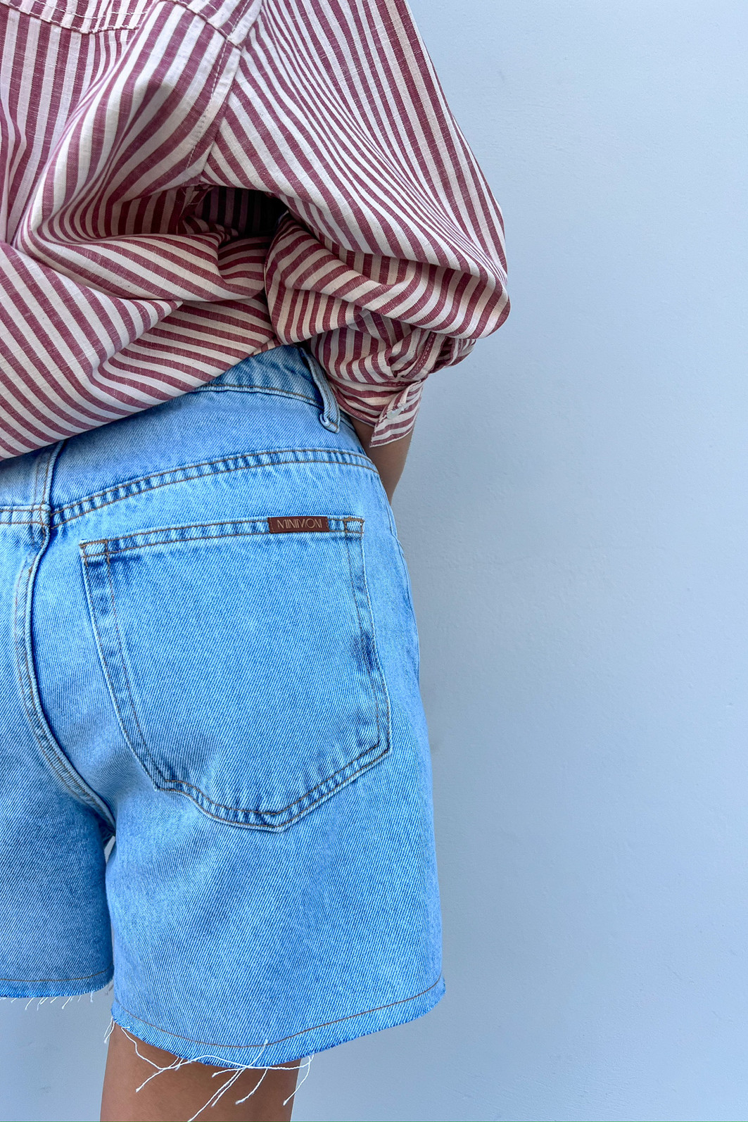 Shorts Denim Polianna - Mini Moni Shorts Denim Polianna - Mini Moni