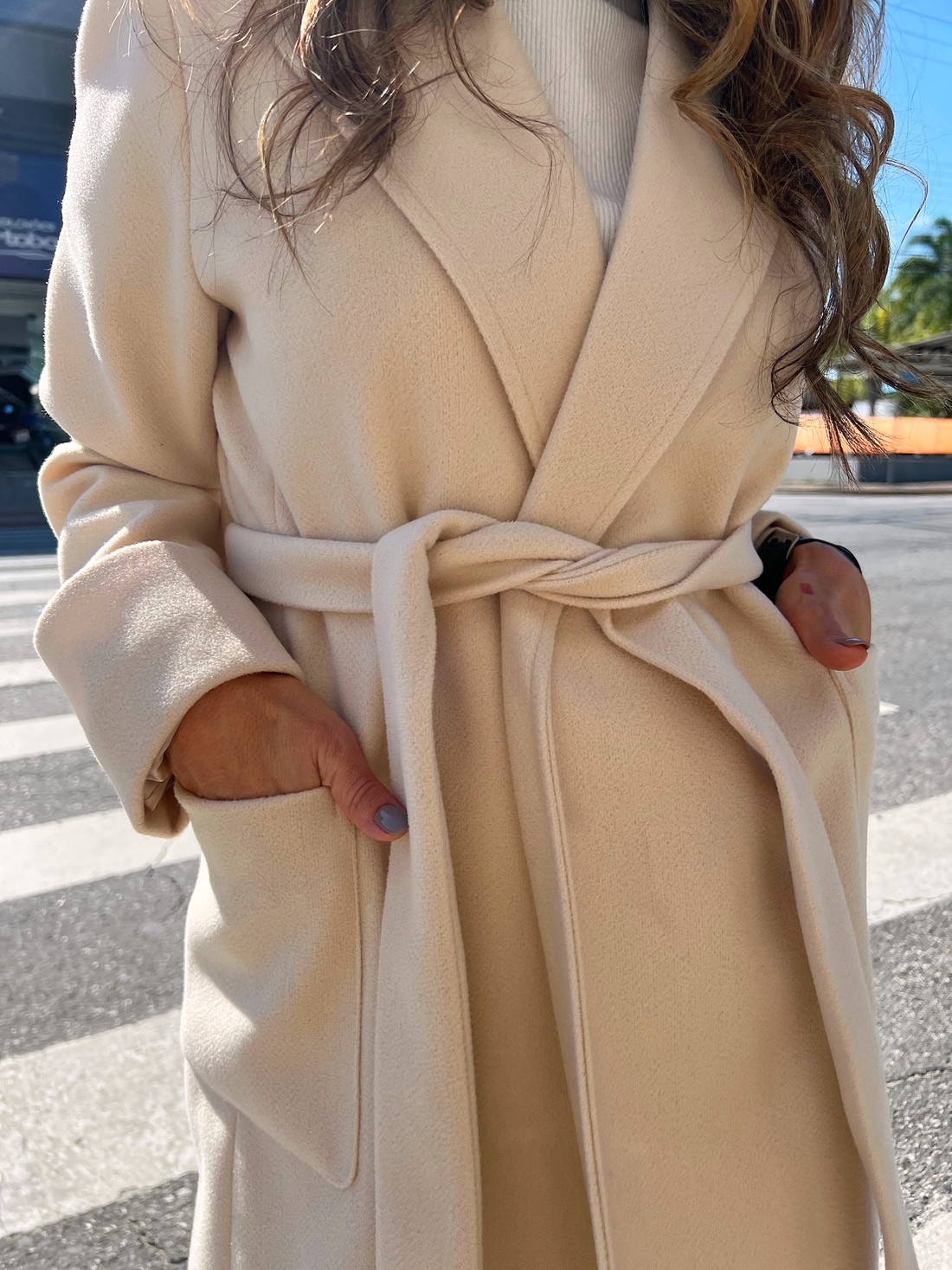 Sobretudo Lã Batida Soraya Off